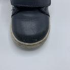 2-Chaussures enfant en cuir bleu marine à scratchs 💙