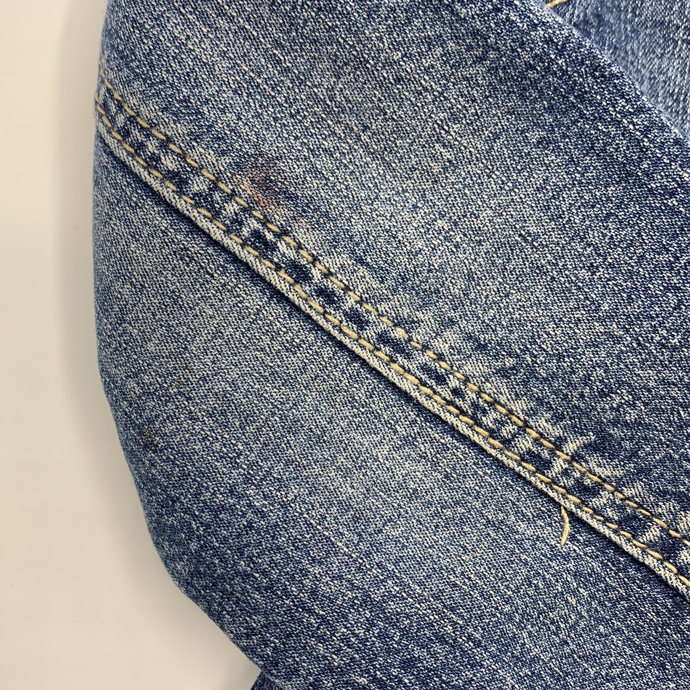 2-Veste en jean 💙 Benetton, modèle classique