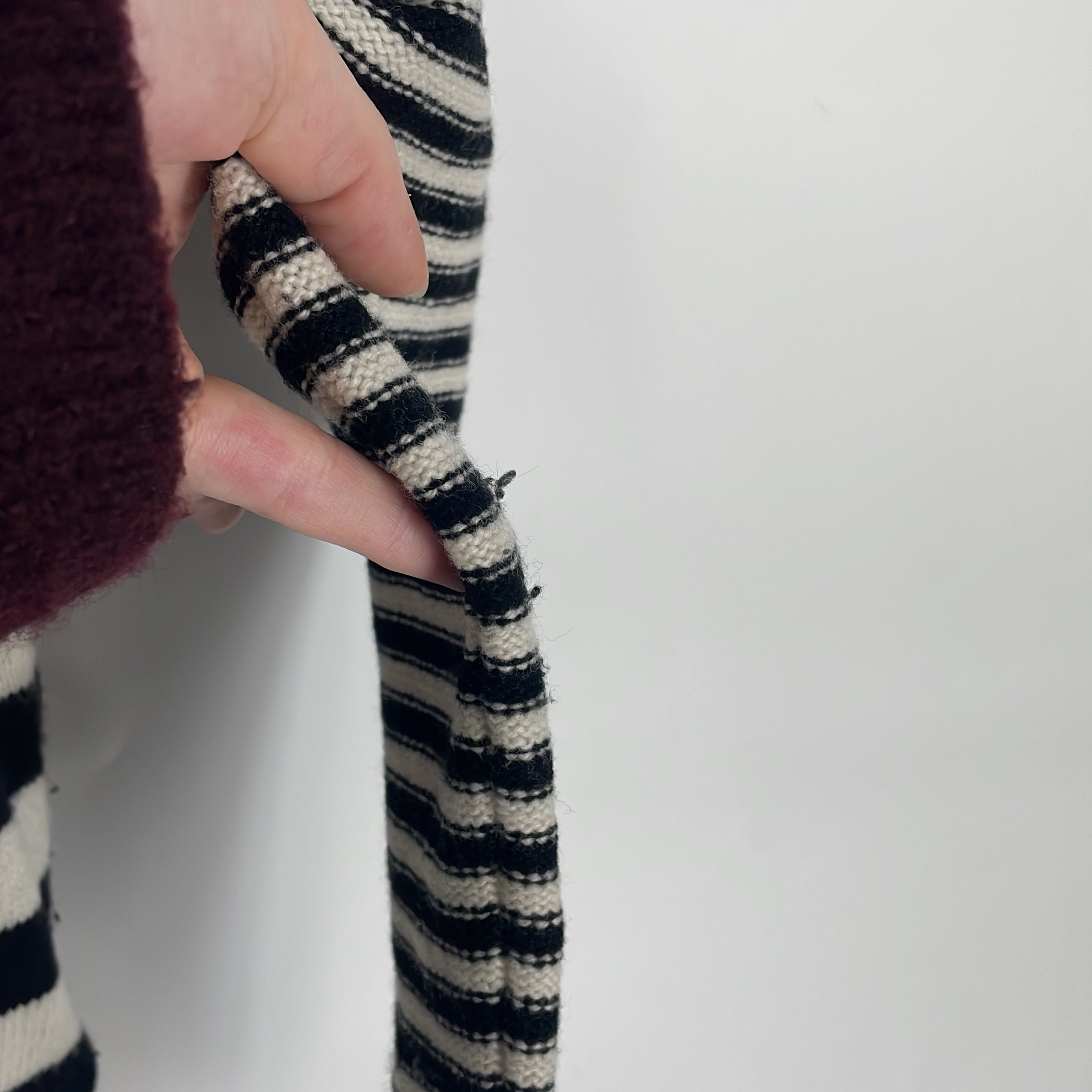 2-Bonton - Pull rayé - 10 ans