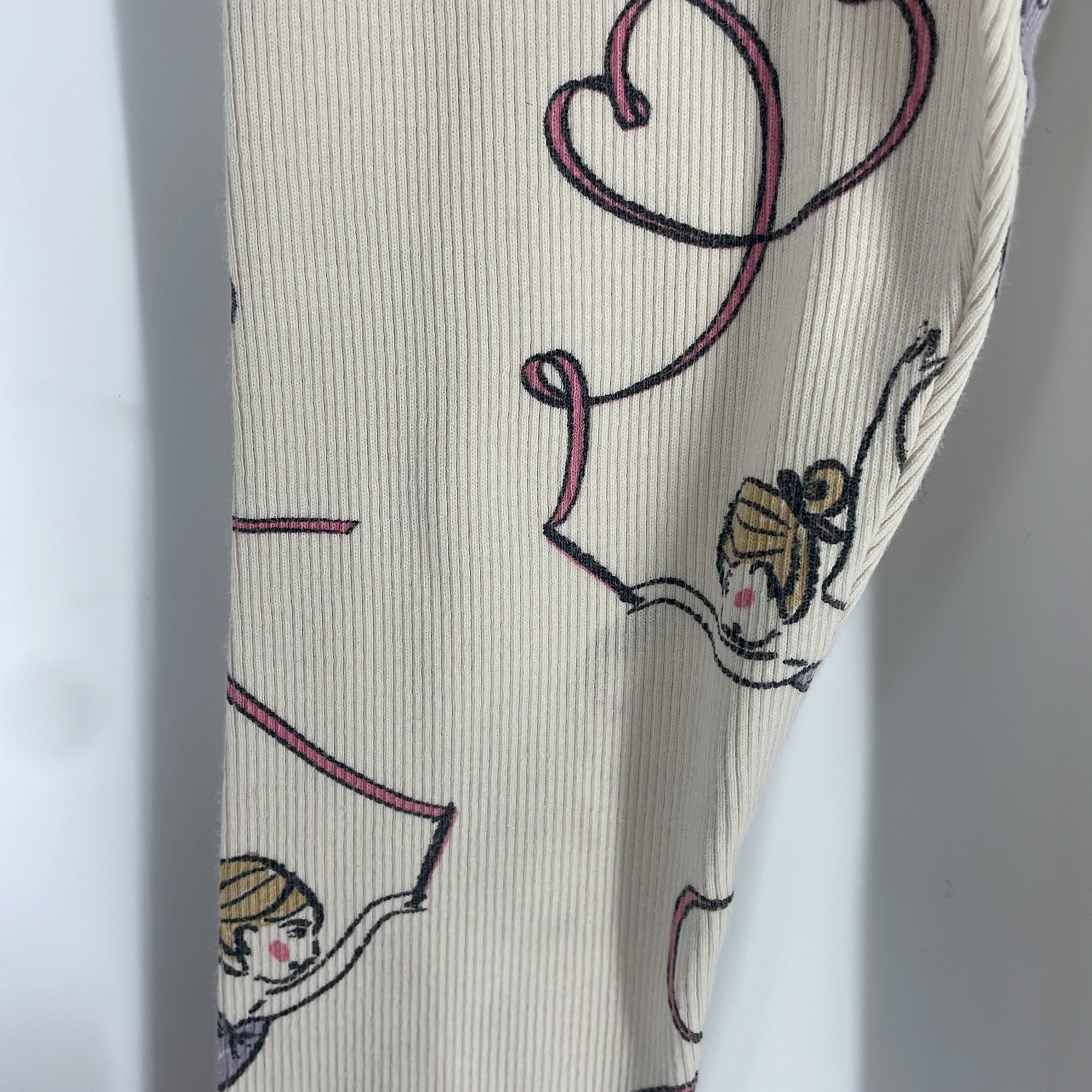 2-ZARA - Legging Ribbed Ballerine - 5 Ans