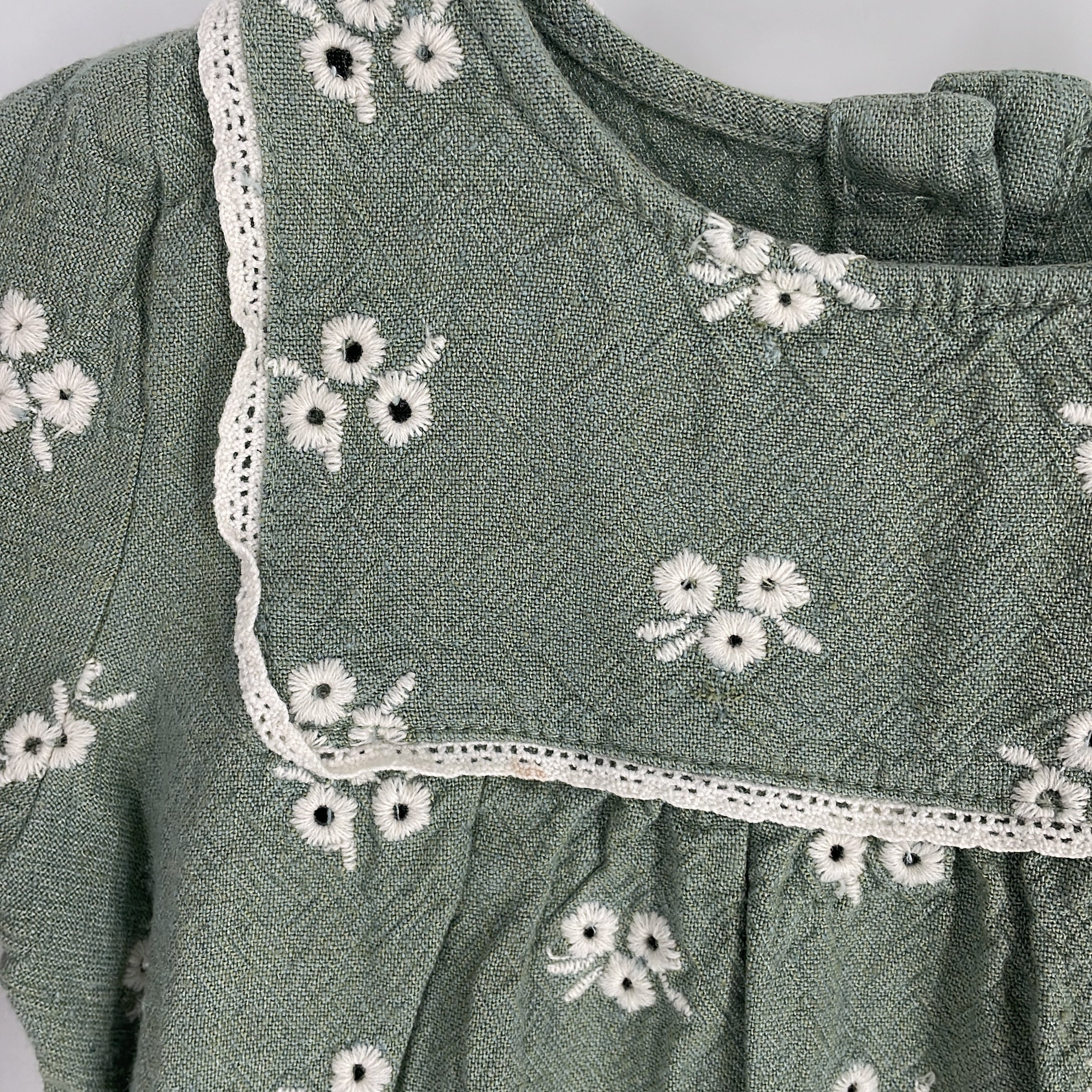 2-BUISSONNIÈRE & Babies - Barboteuse à Fleurs Brodé - 18-24M