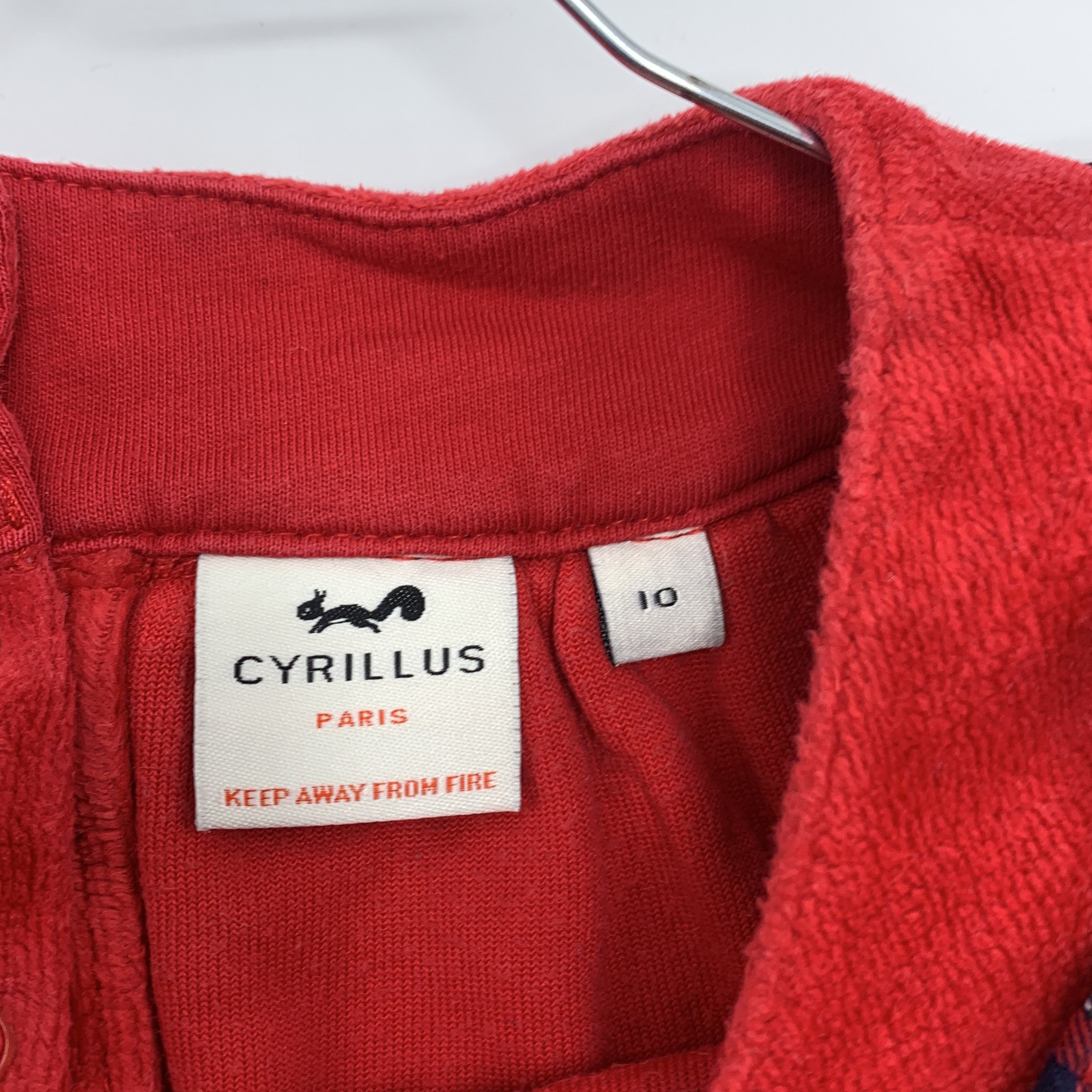 3-Cyrillus Ensemble Haut et Pantalon Rouge Enfant 👧