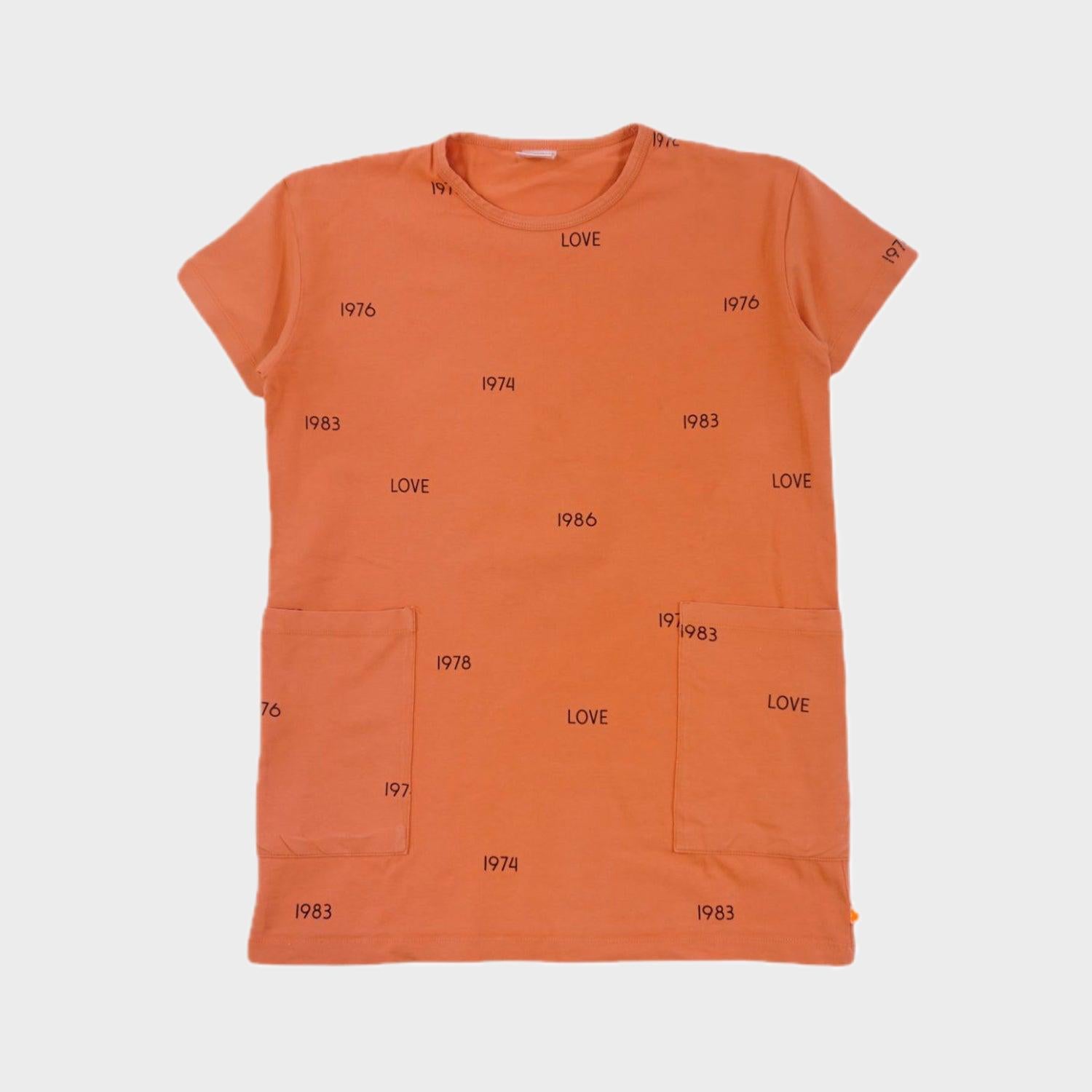 Robe Orange - 6 ans