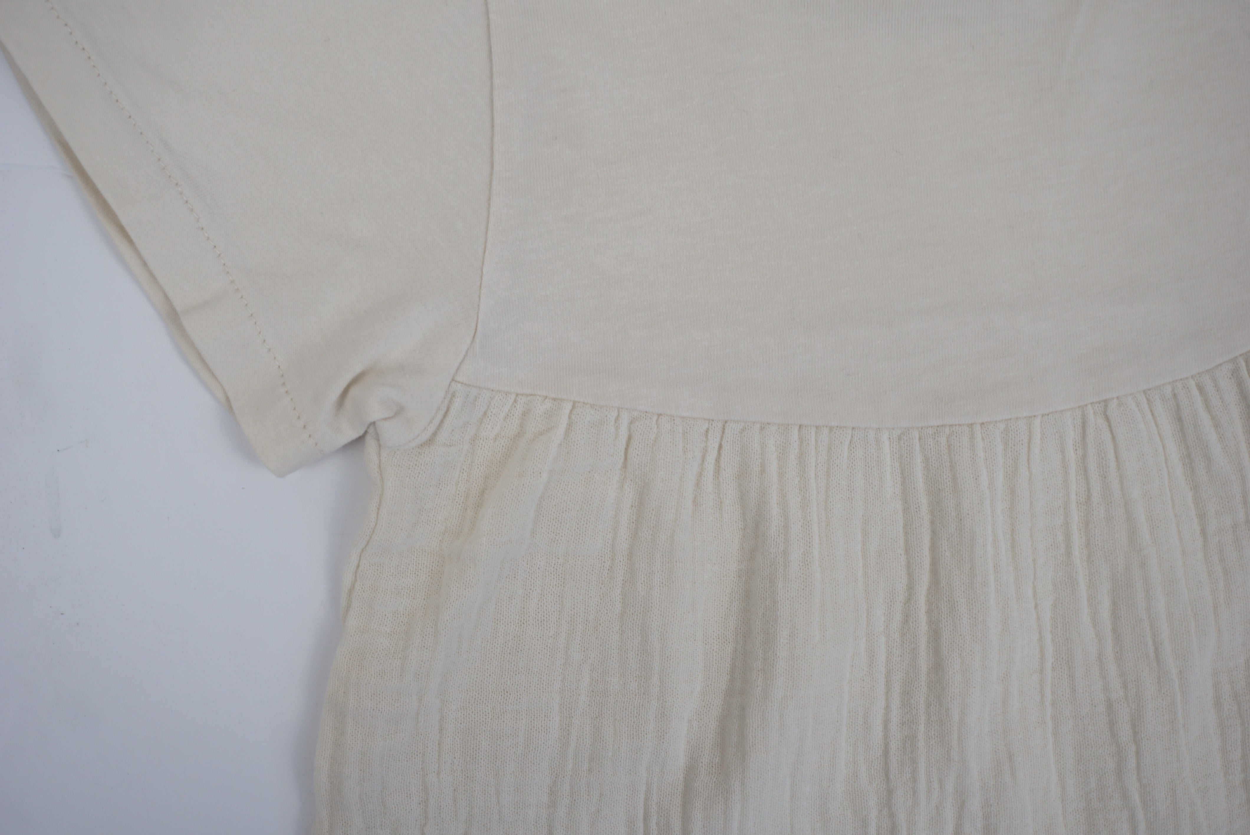 T-shirt Crème - 6/9 mois