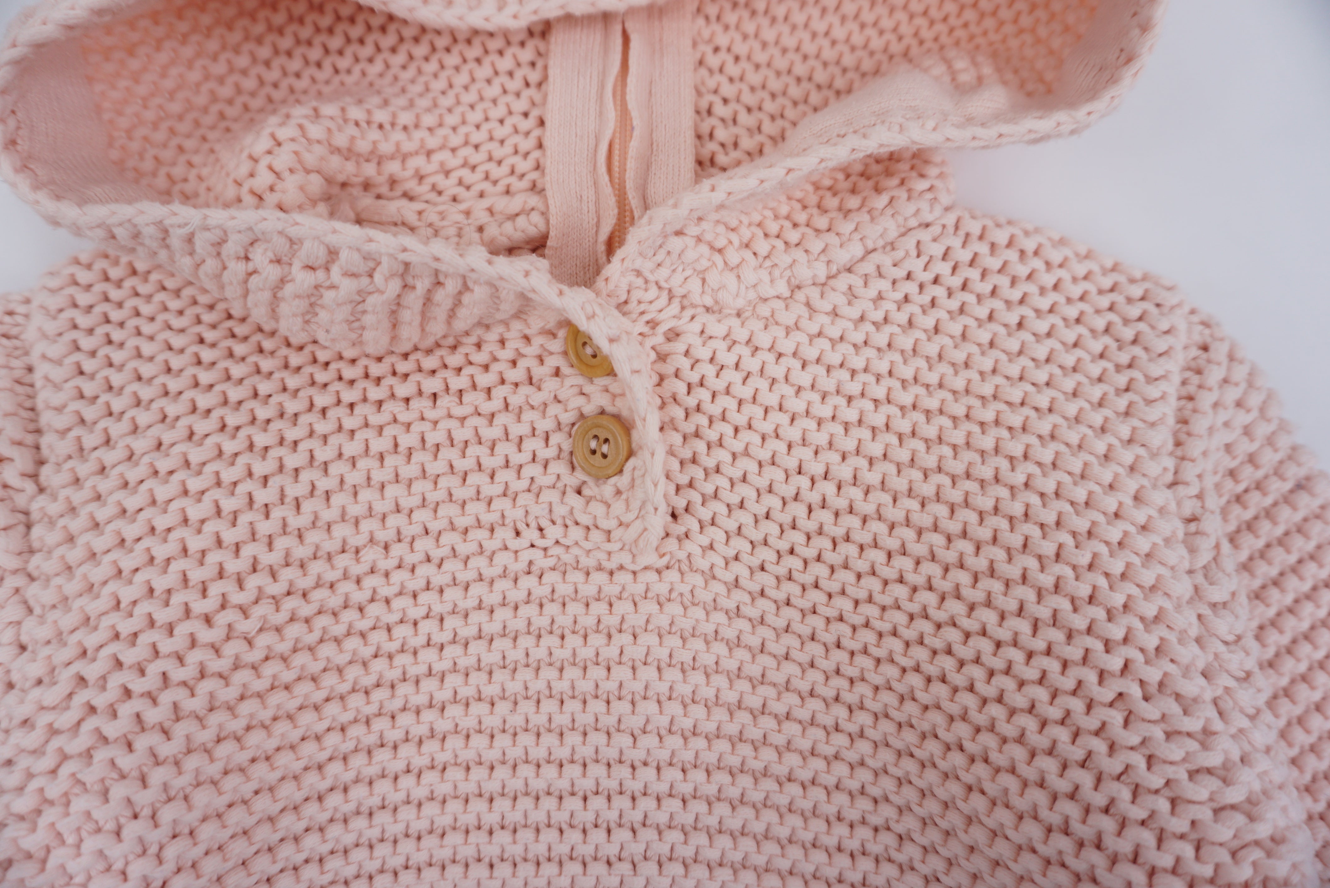 Burnou Rose - 6 mois