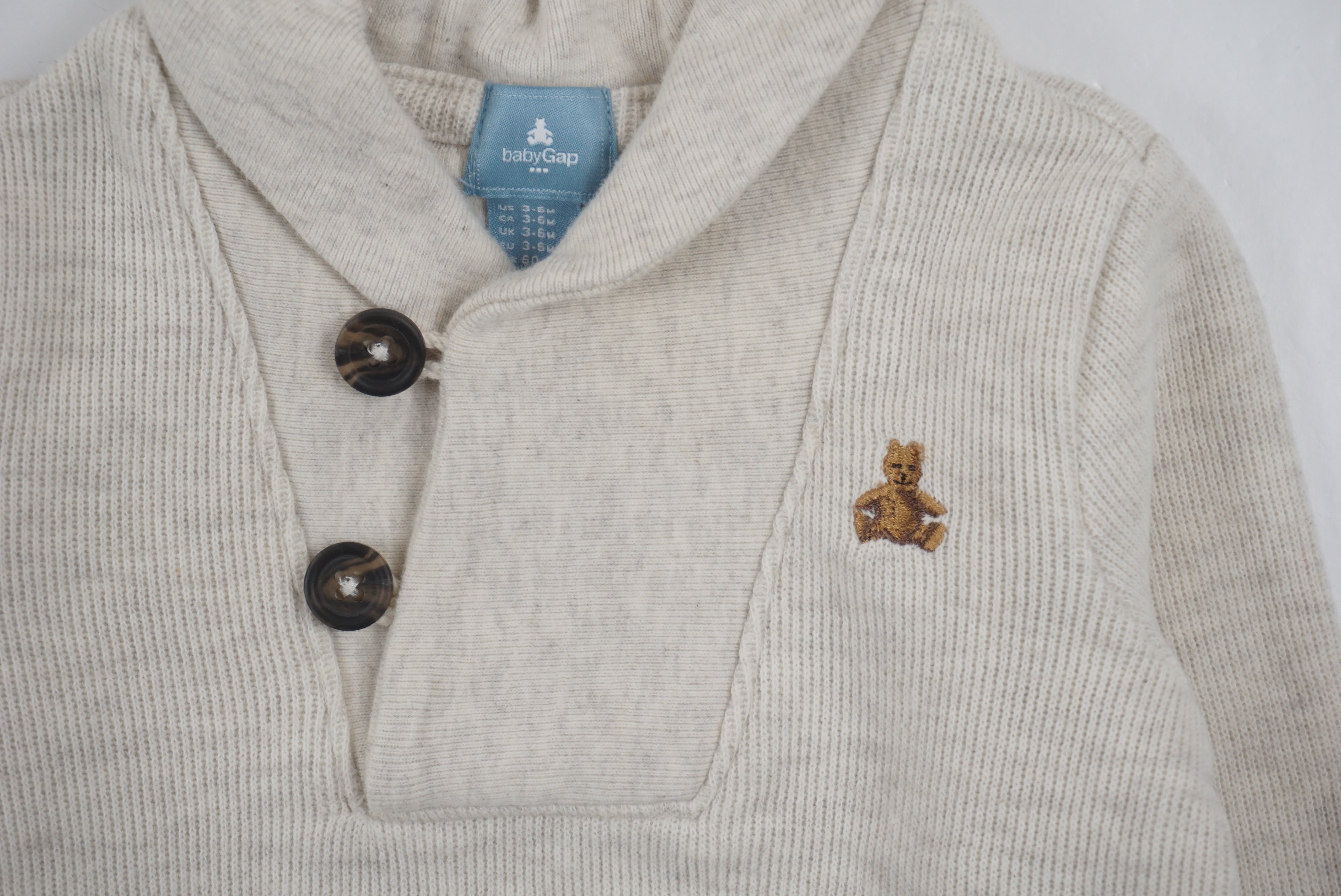 Pull Beige - 3/6 mois