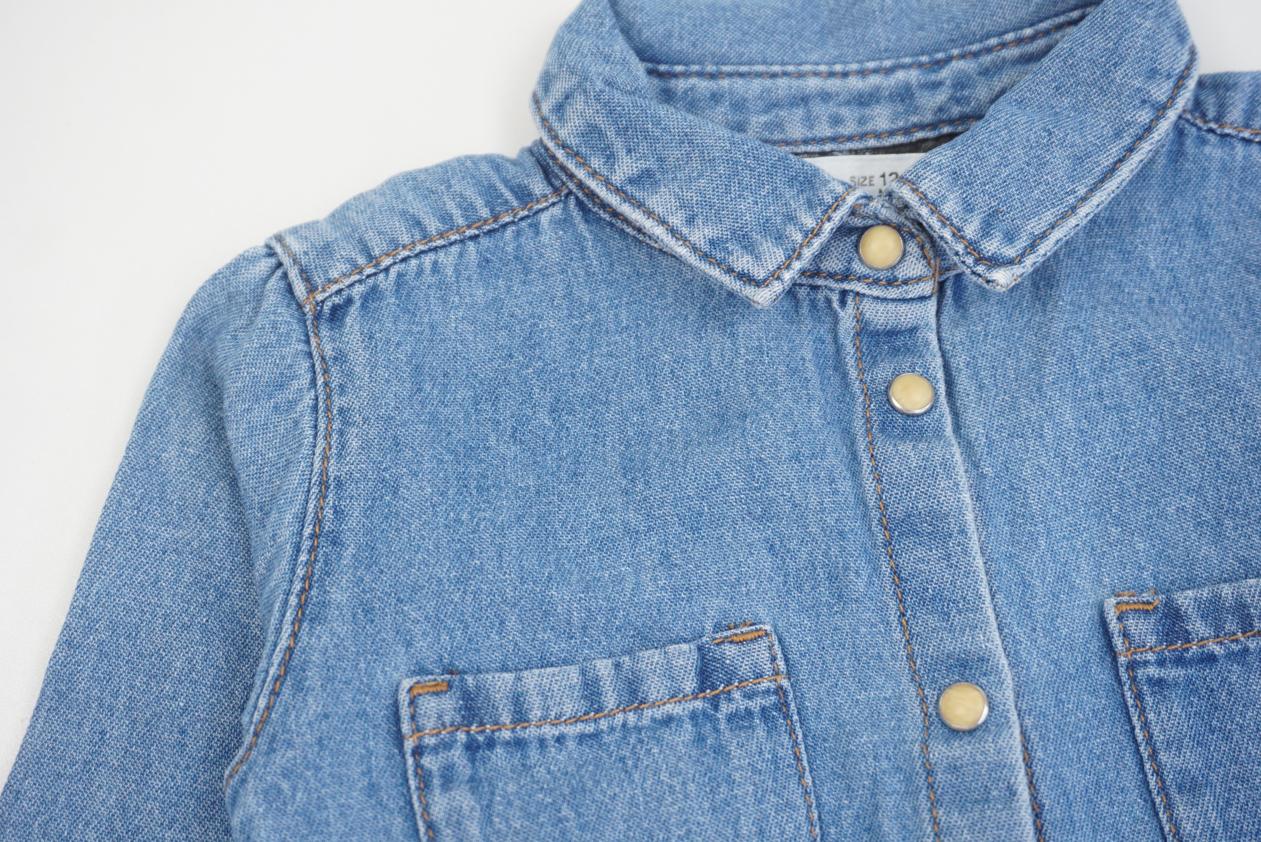 Chemise Bleu - 12/18 mois