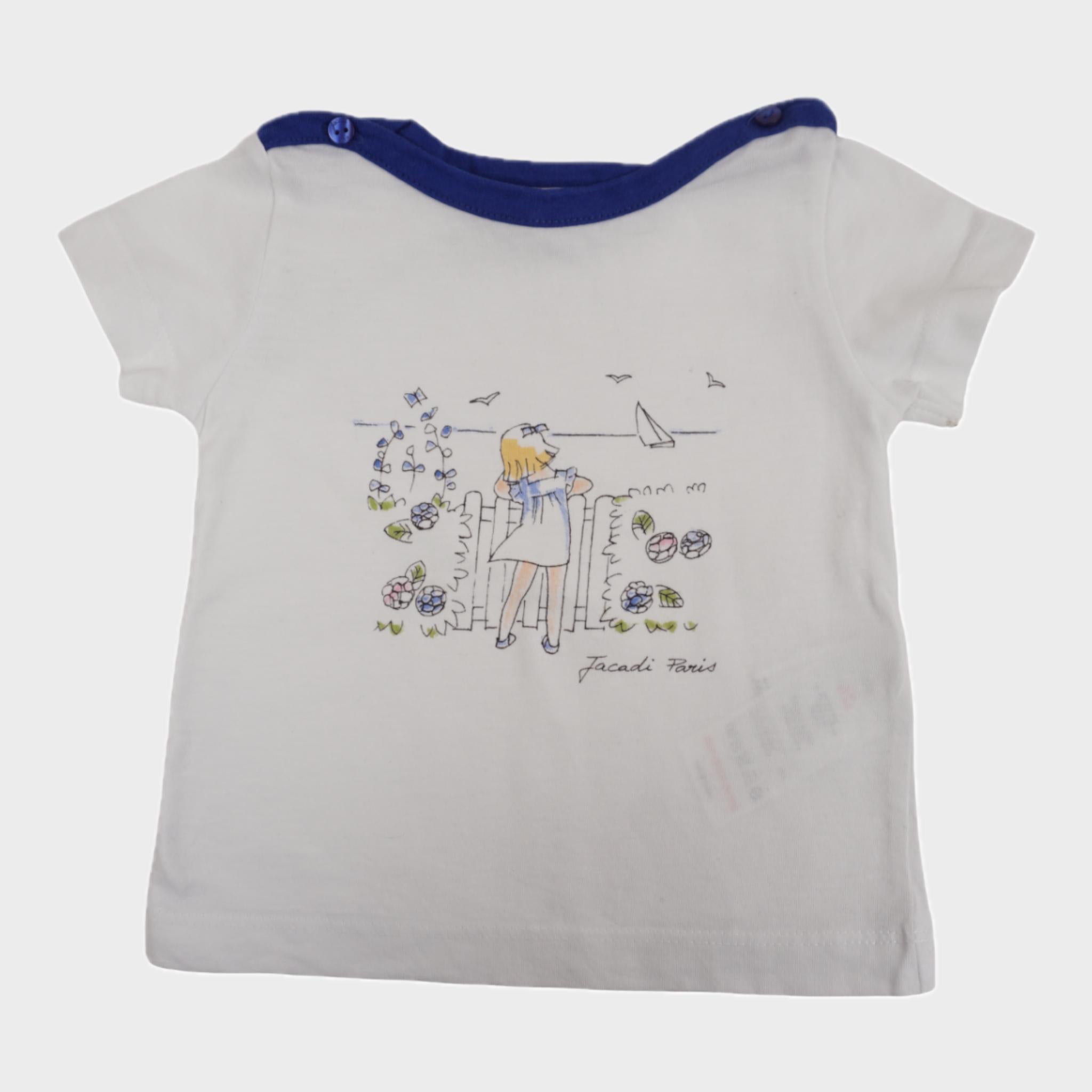 T-shirt Blanc - 6 mois