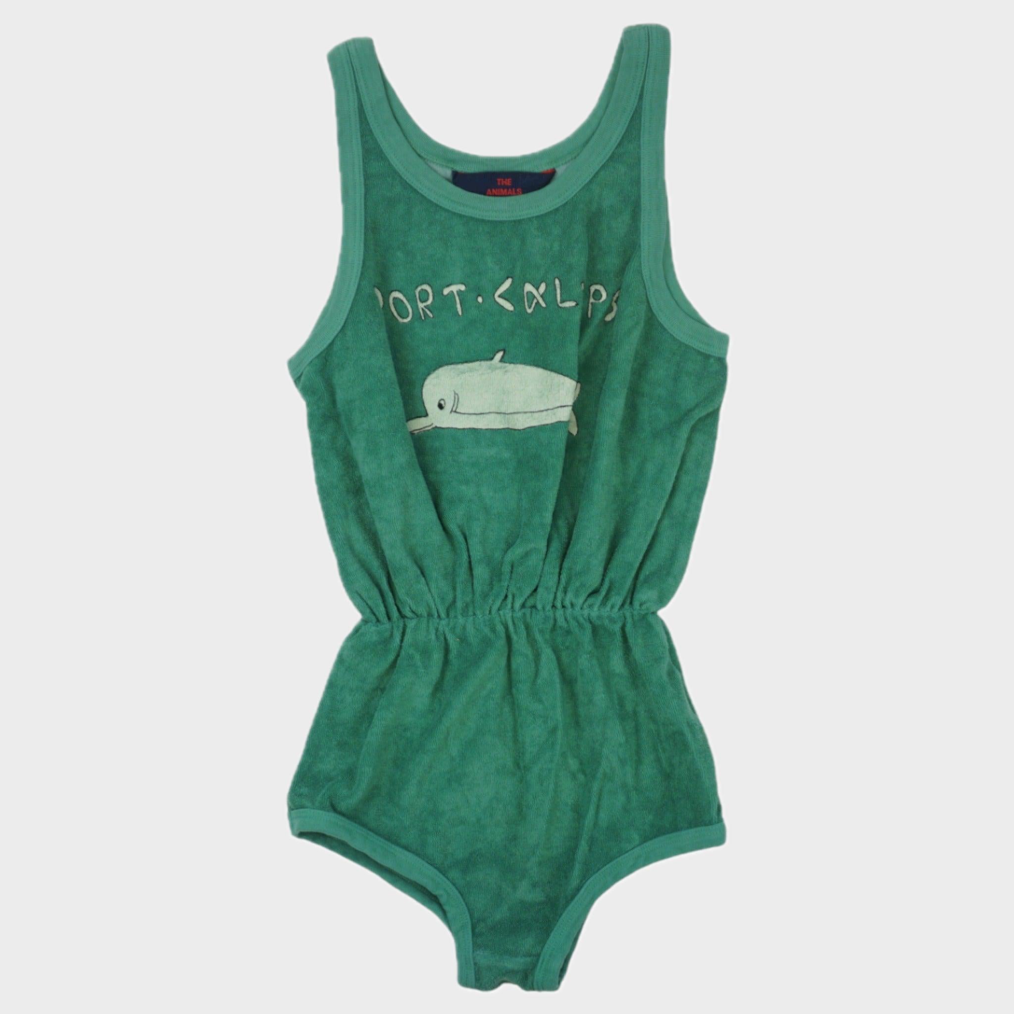 Combishort Vert - 8 ans