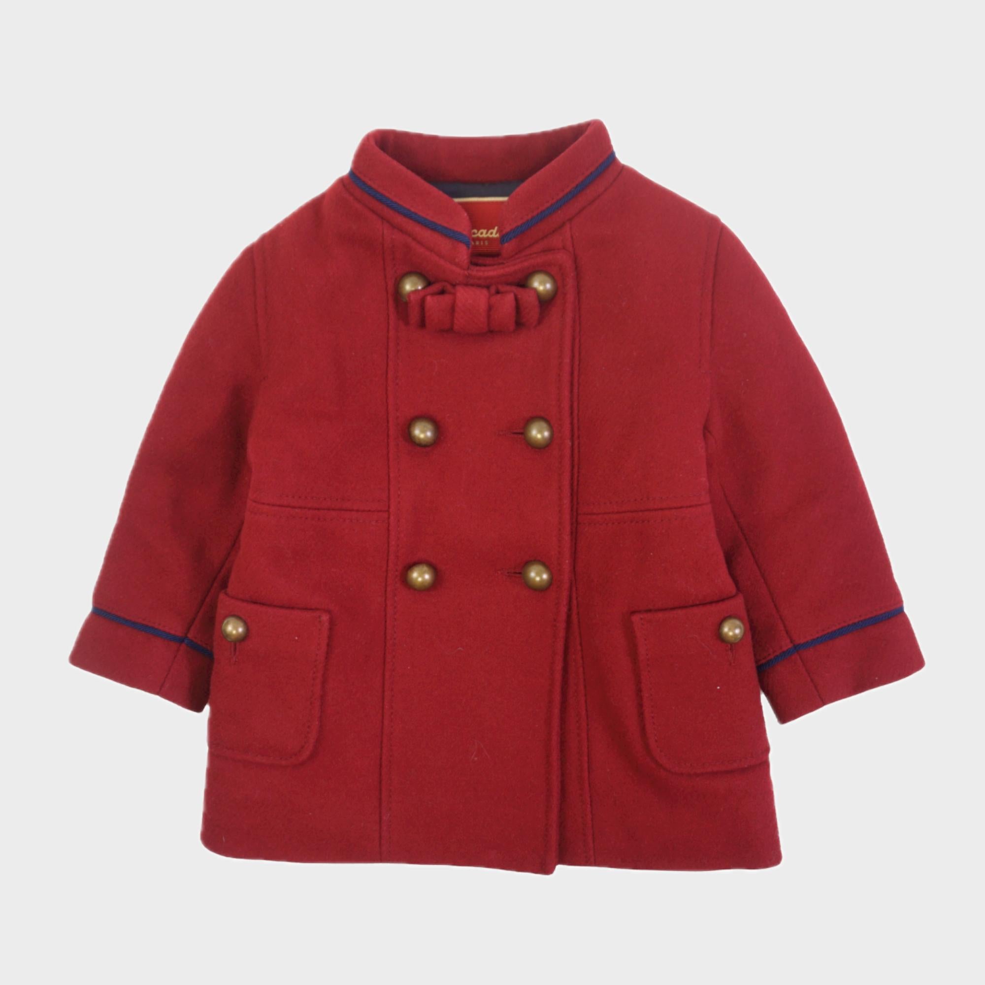 Manteau Rouge - 12 mois