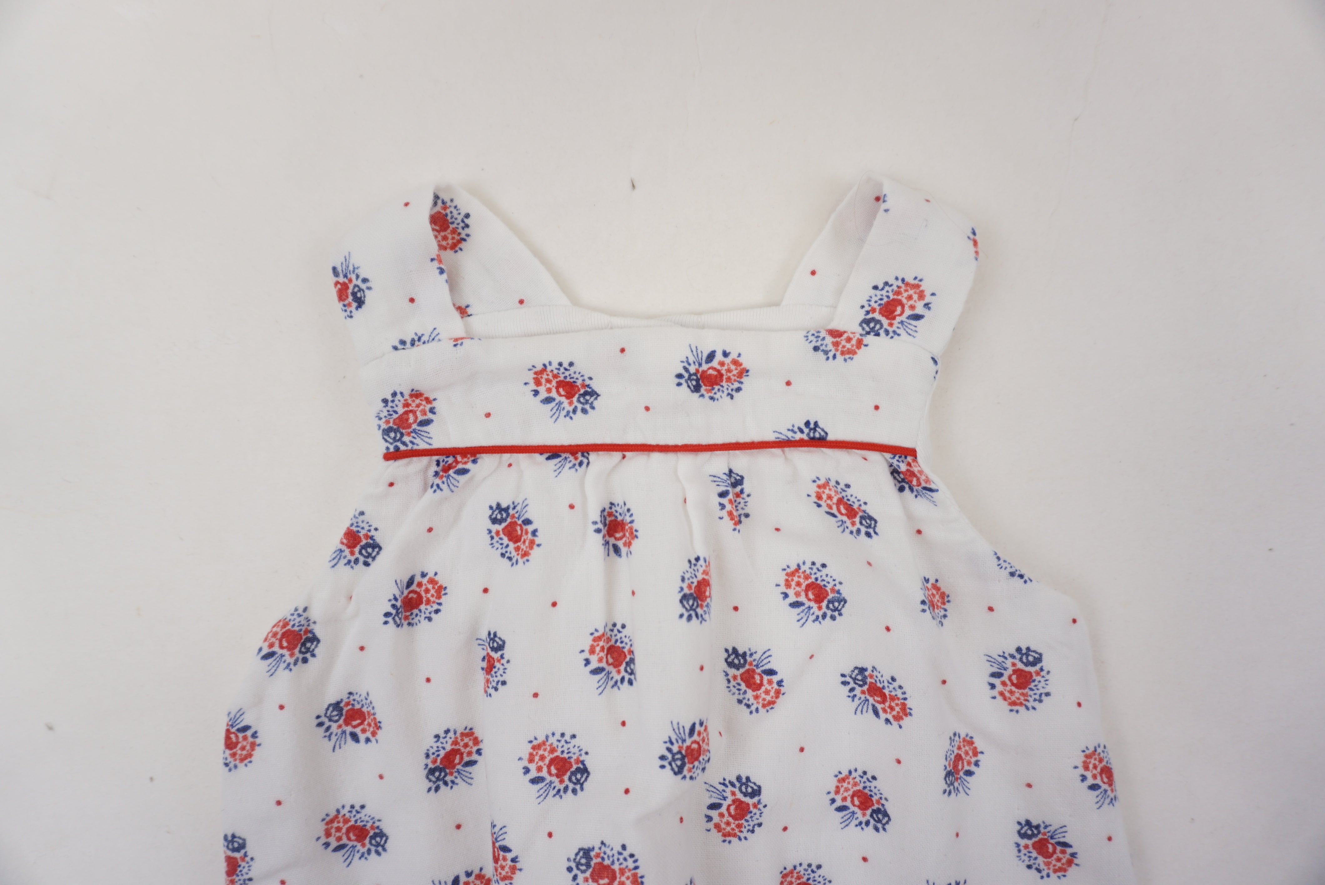 Salopette Blanc - 1 mois