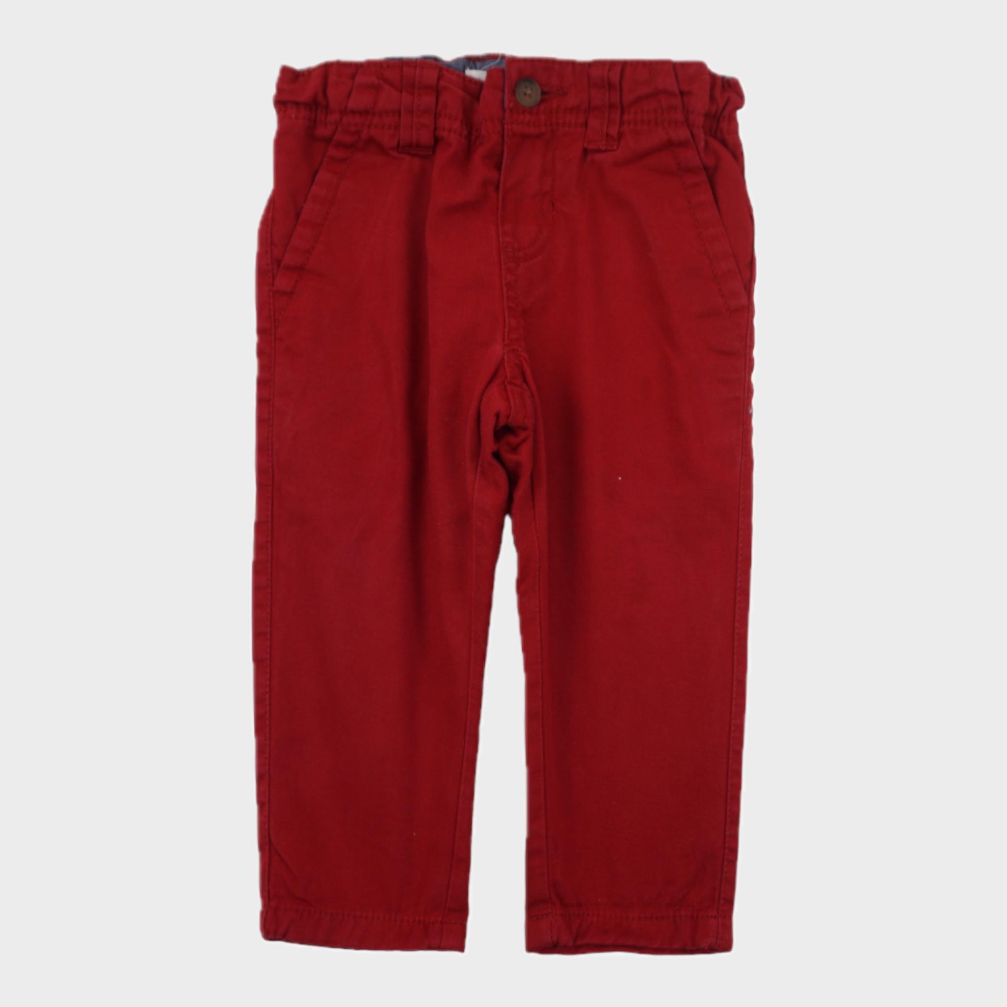 Pantalon Rouge - 9 mois