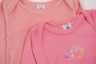 Lot de 2 bodies Rose - 12 mois