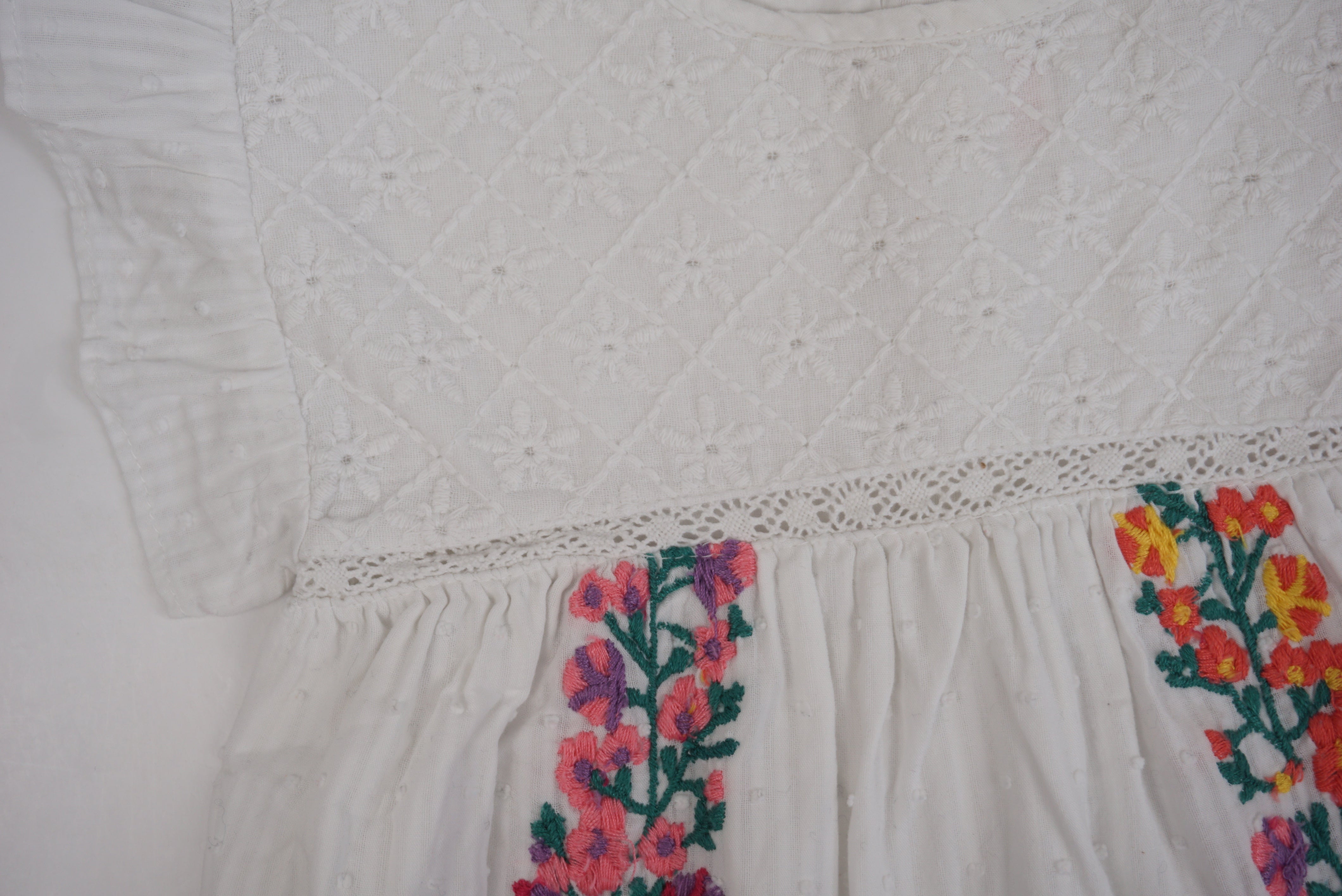 Robe Blanc - 9/12 mois