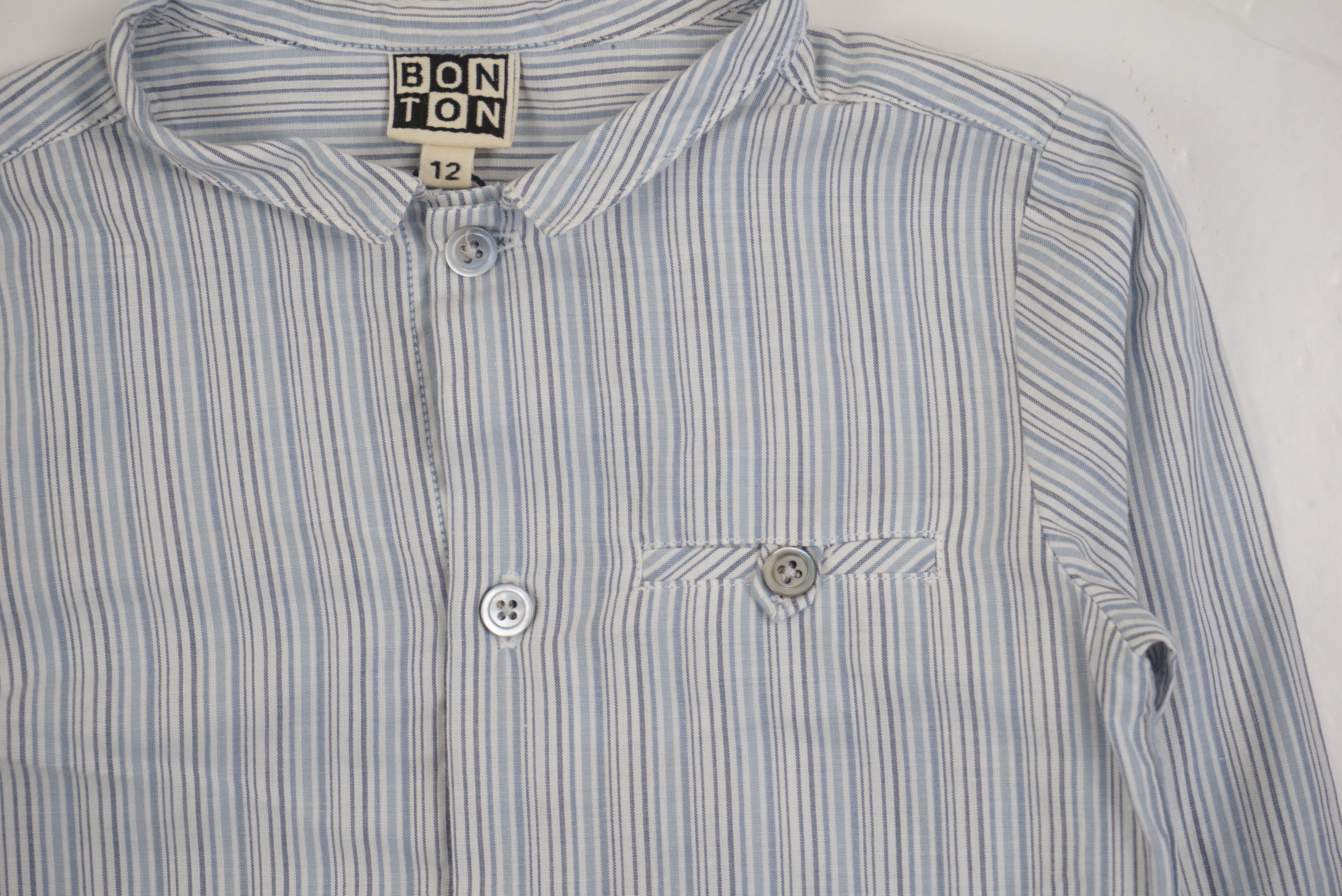 Chemise Bleu - 12 mois