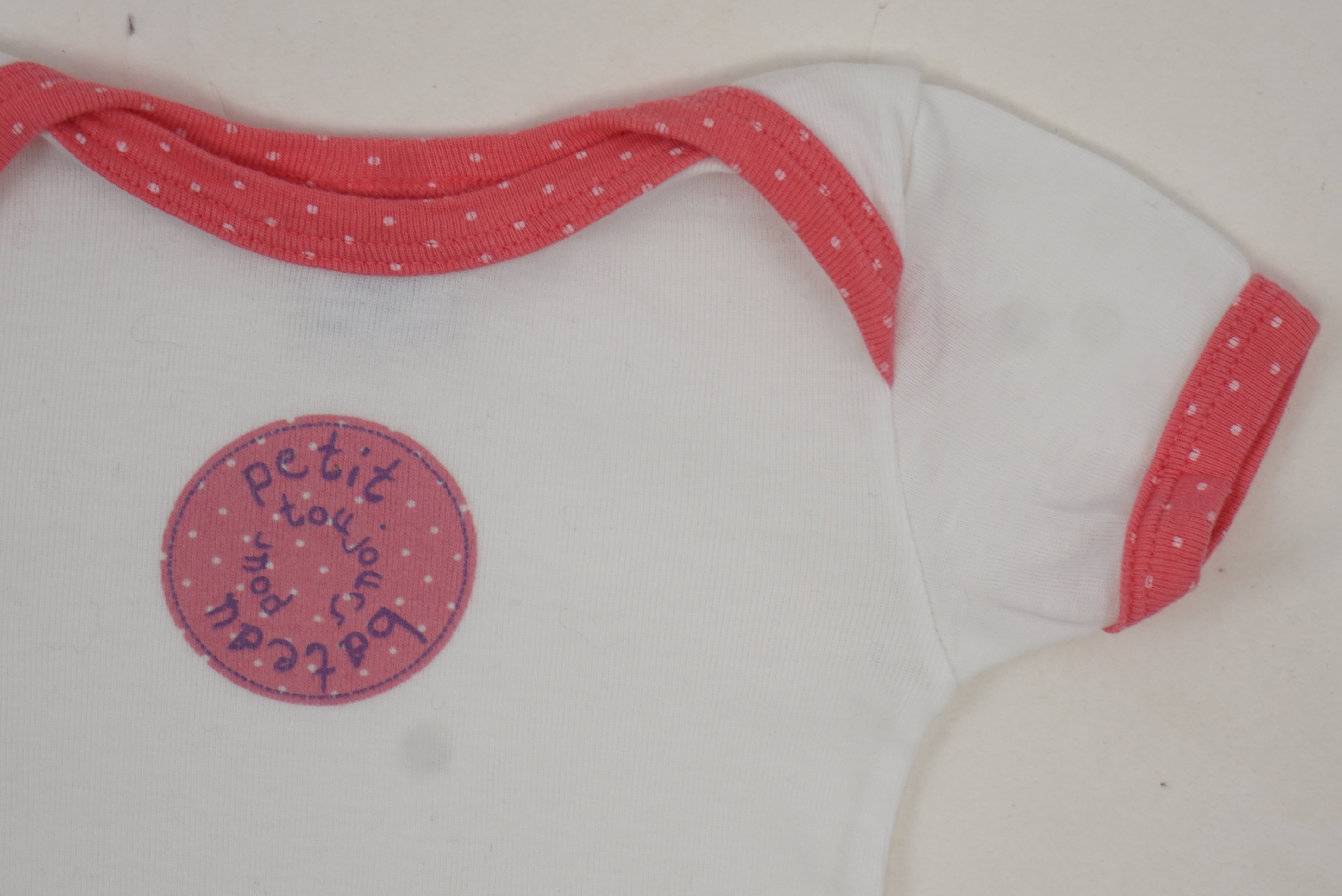 Body Blanc - 6 mois