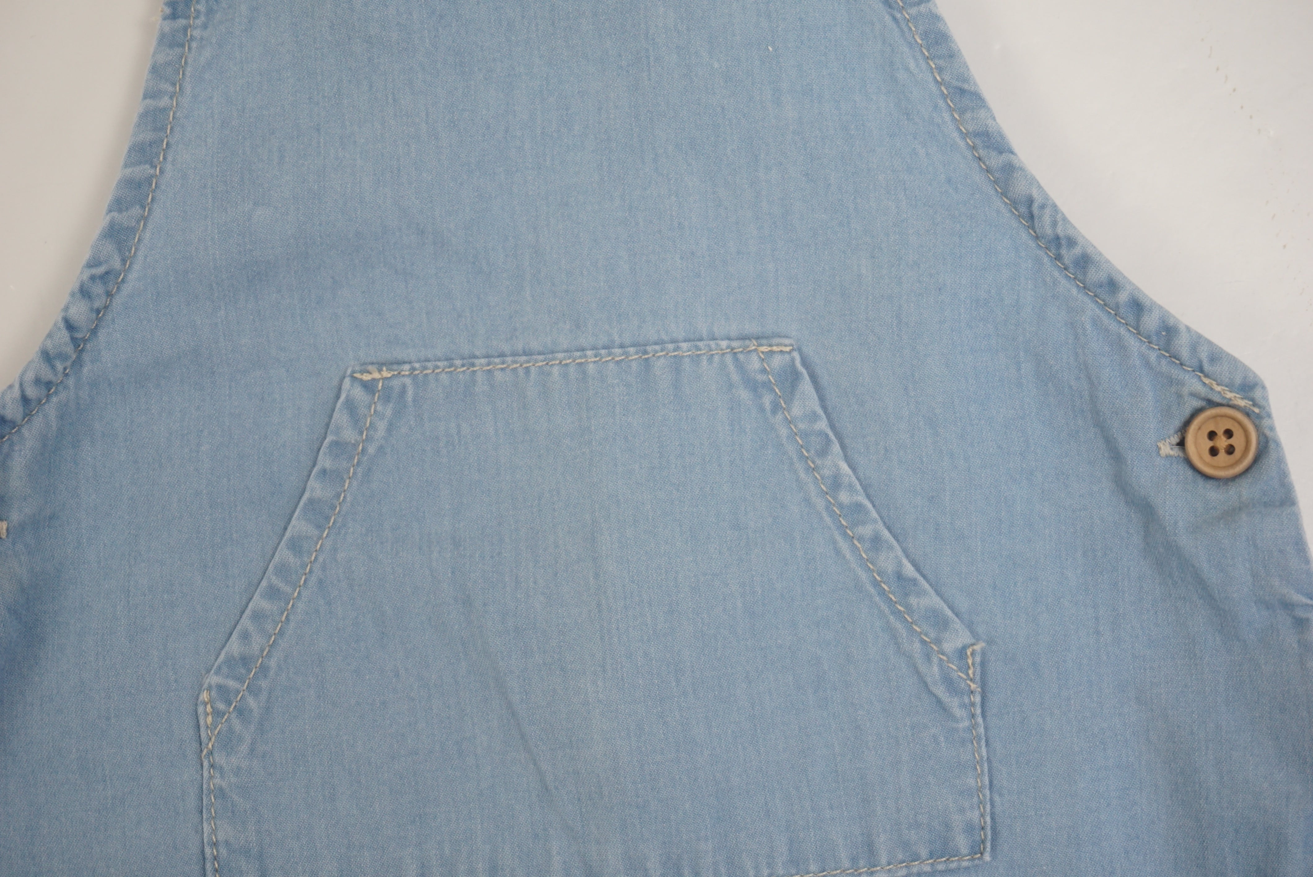 Salopette Bleu - 6/9 mois