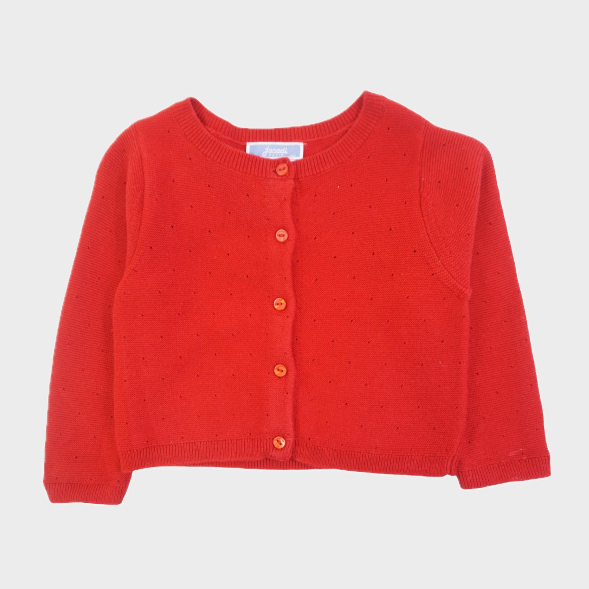 Gilet Rouge - 12 mois