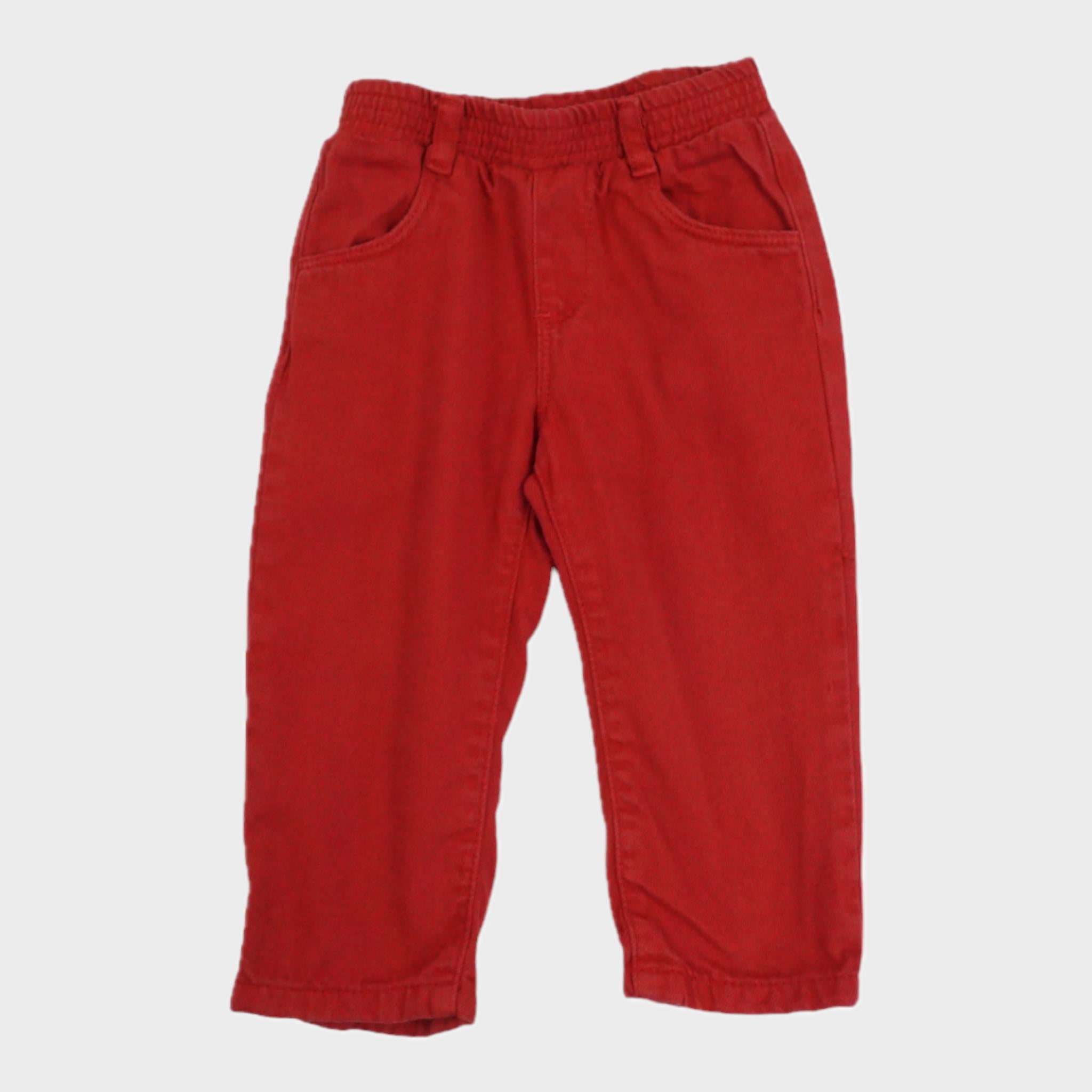 Pantalon Rouge - 12 mois