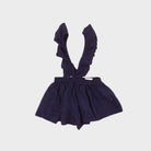 Short à bretelles Bleu - 9/12 mois