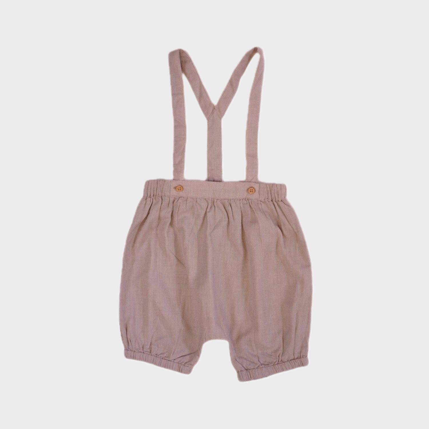 Bloomer à bretelles Taupe - 12 mois