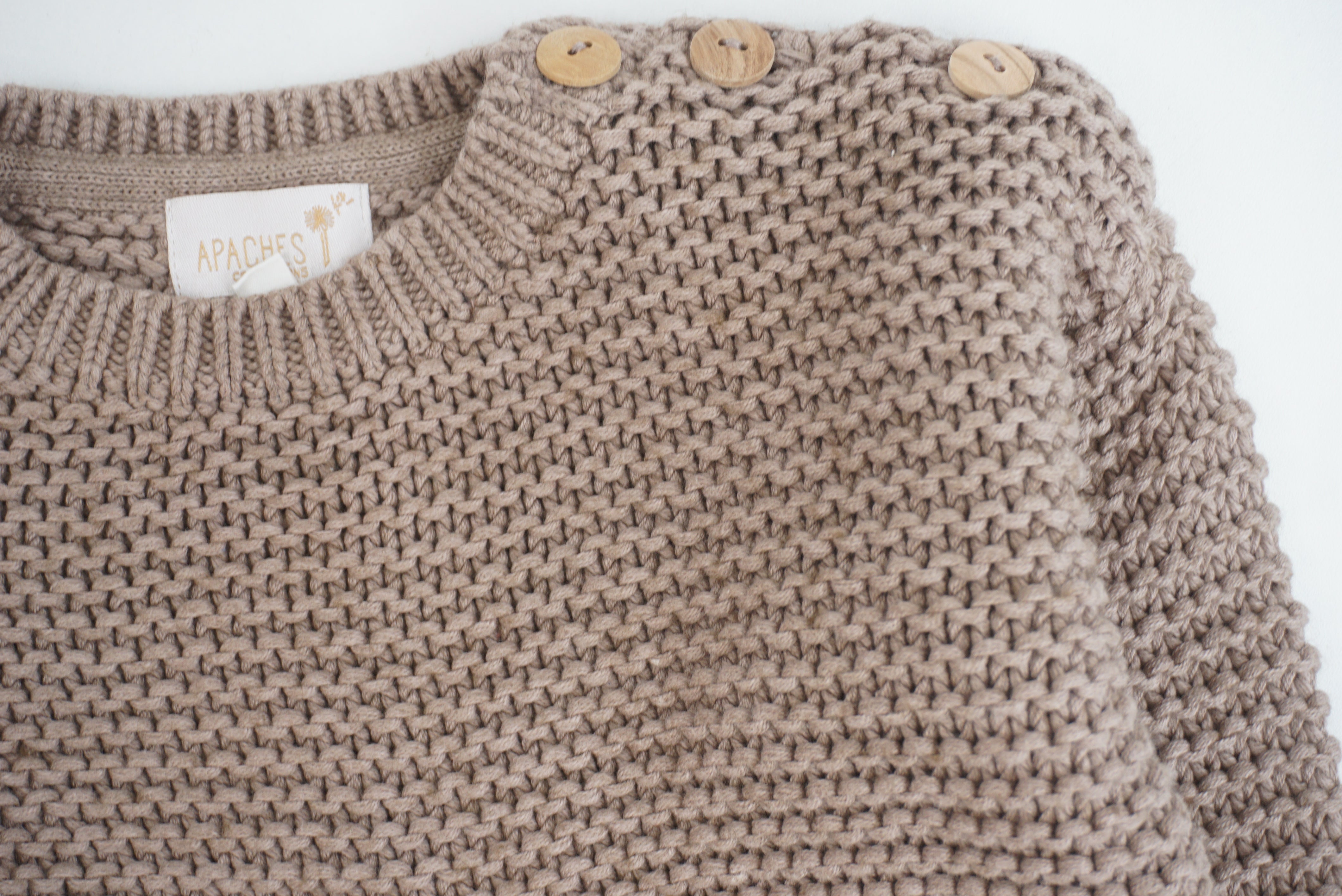 Pull Taupe - 6 mois