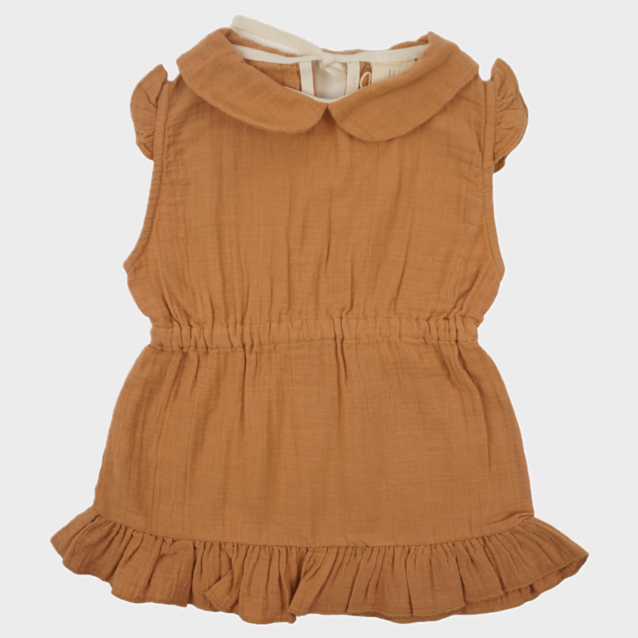 Robe Terracotta - 6/12 mois (neuf)