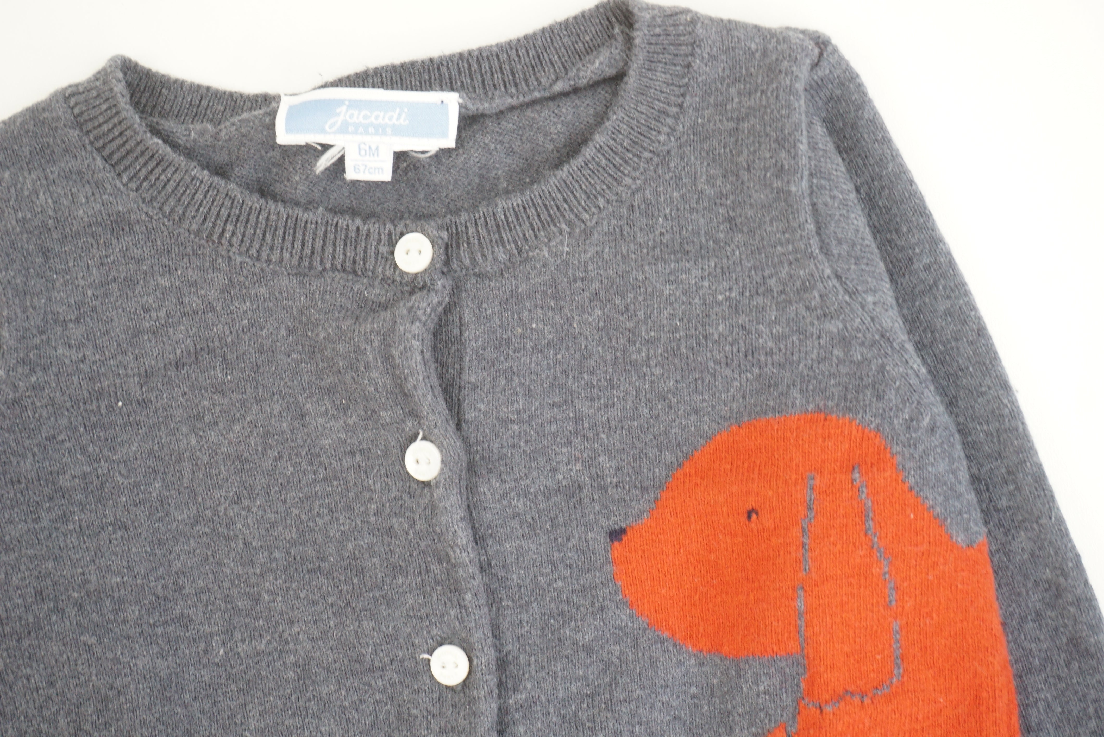 Gilet Bleu - 6 mois