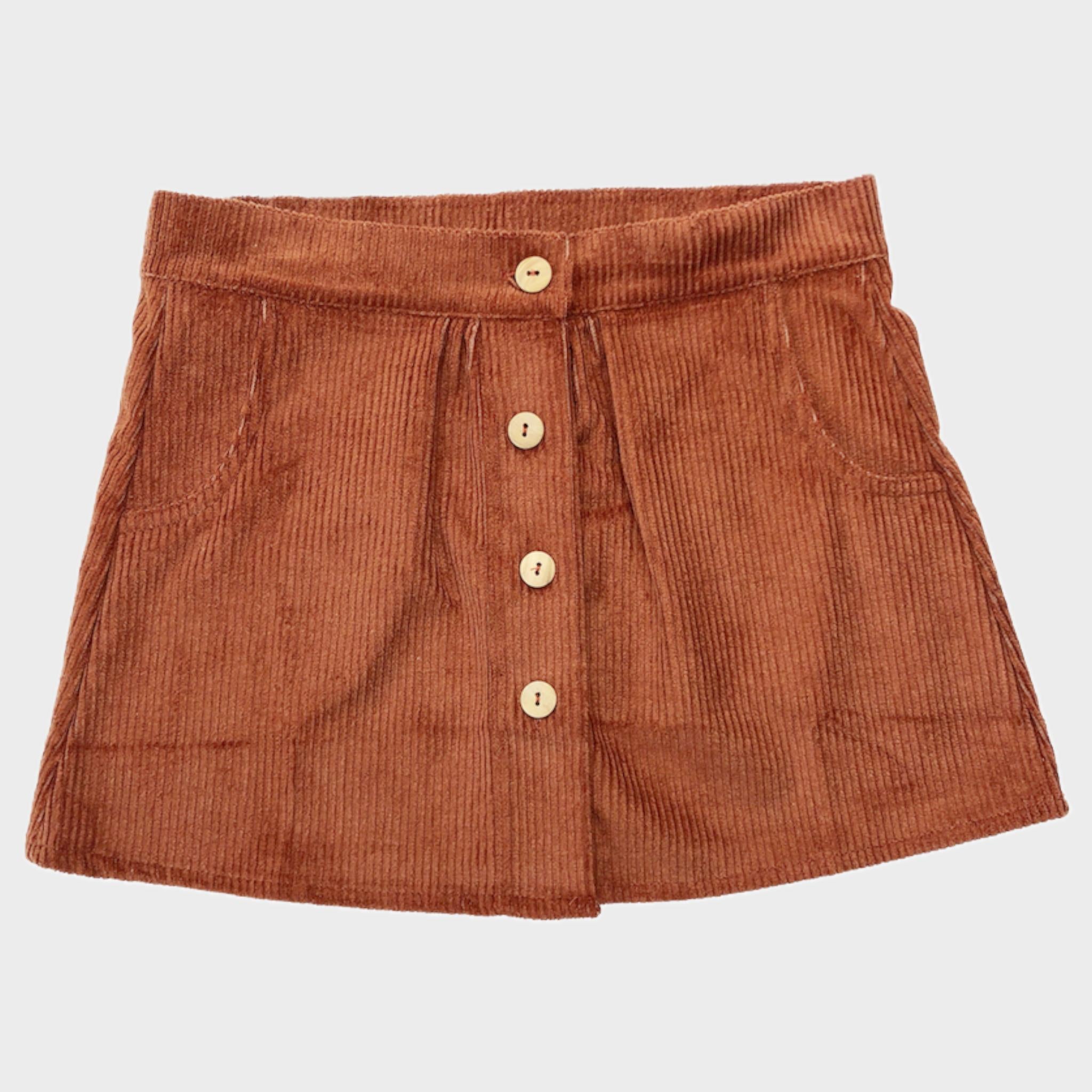 Jupe Terracotta - 10 ans (neuf)
