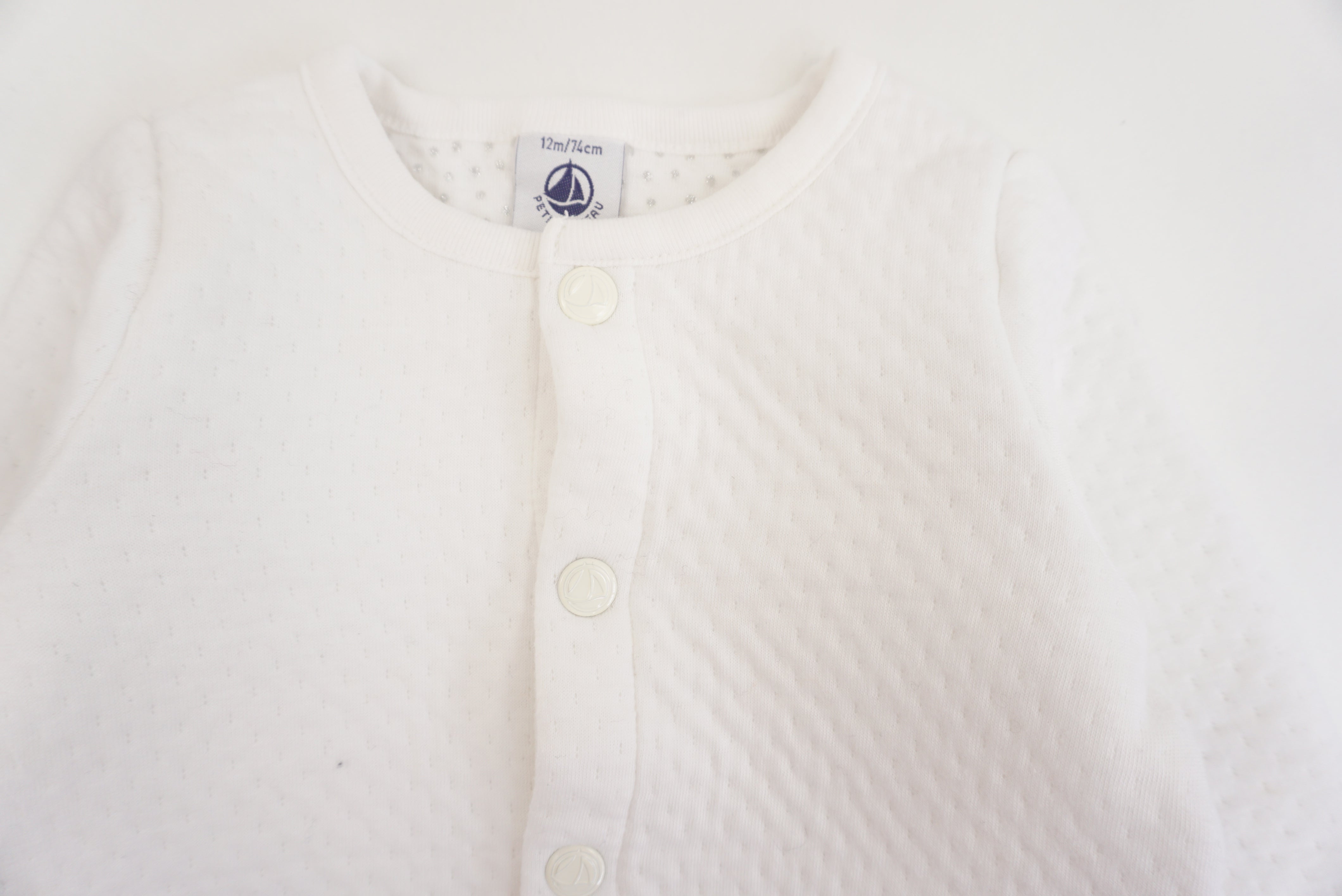 Gilet Blanc - 12 mois