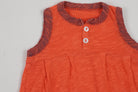 Barboteuse Orange - 0/1 mois