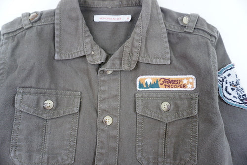 Sur chemise Kaki - 4 ans