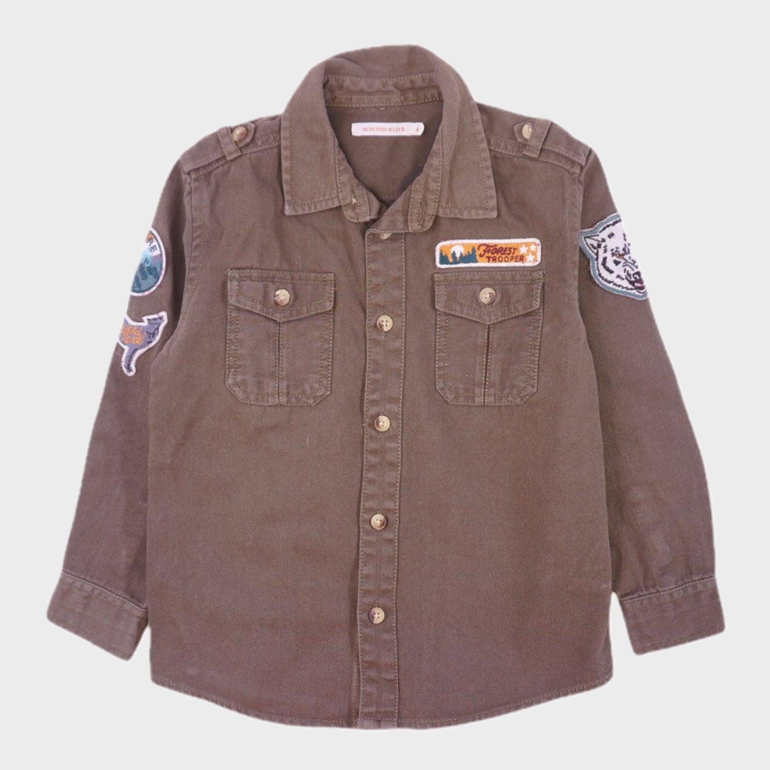 Sur chemise Kaki - 4 ans