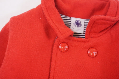 Manteau Rouge - 12 mois