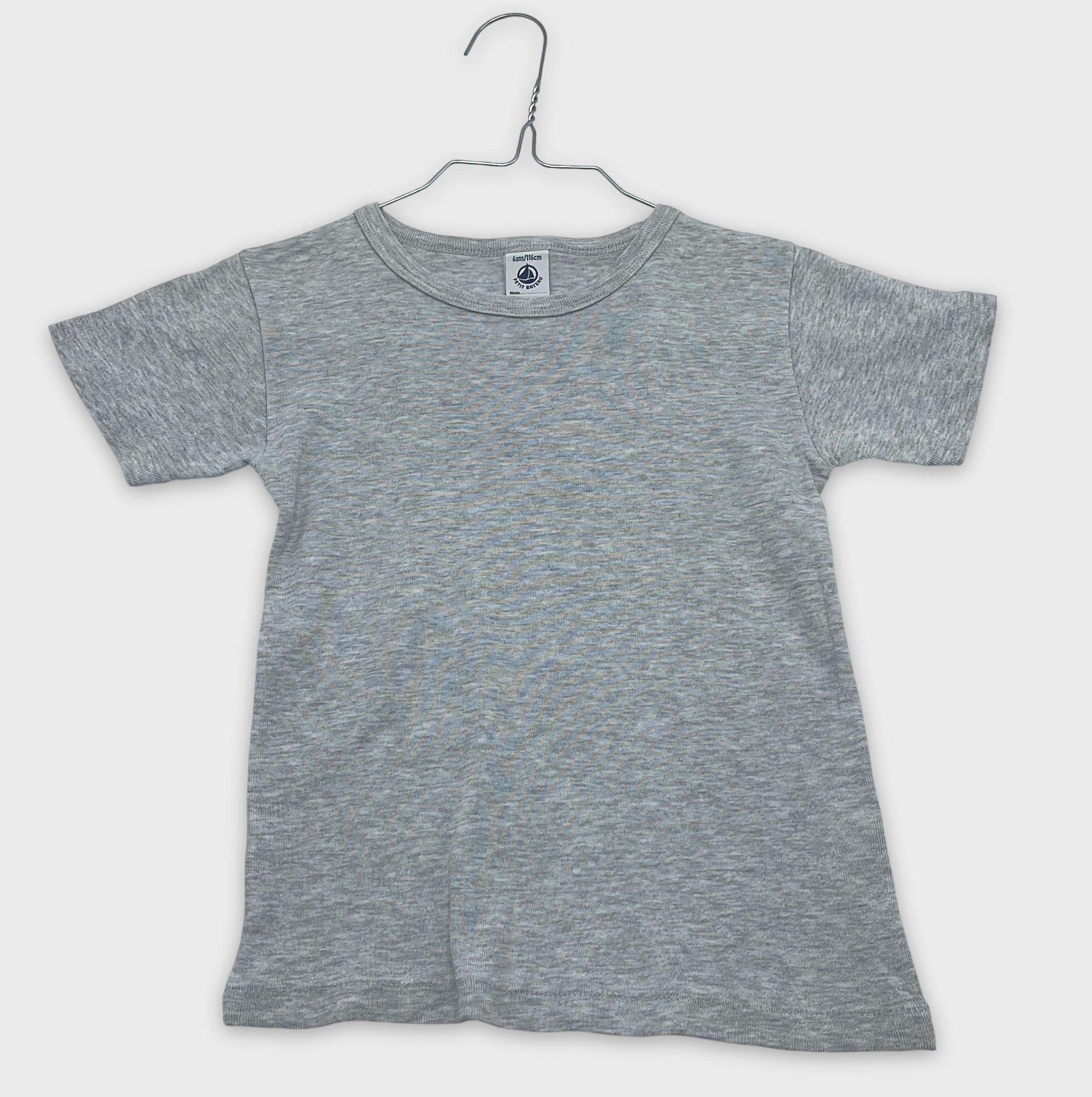 0-T-shirt manches courtes Petit Bateau 6 ans