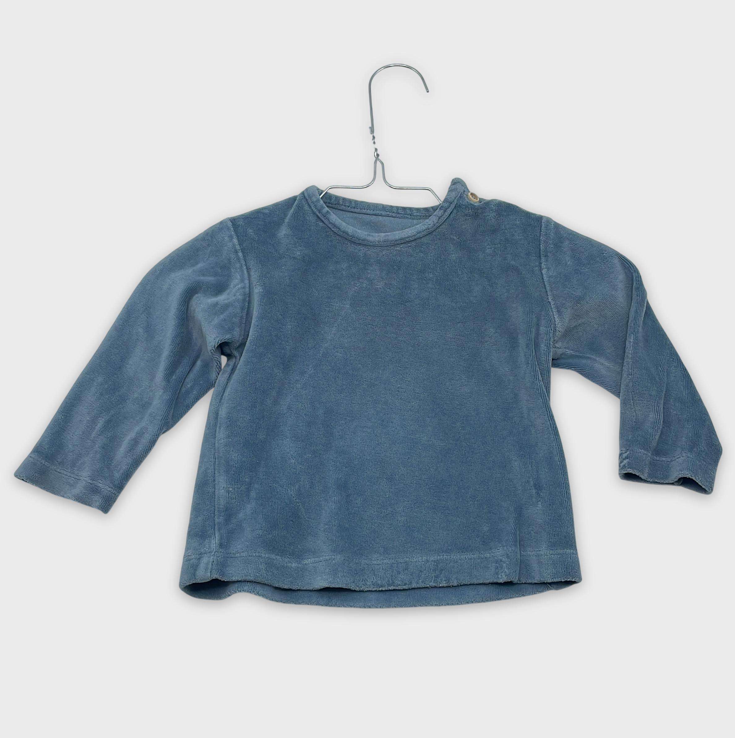 0-T-shirt manches longues Petit Bateau 6 mois