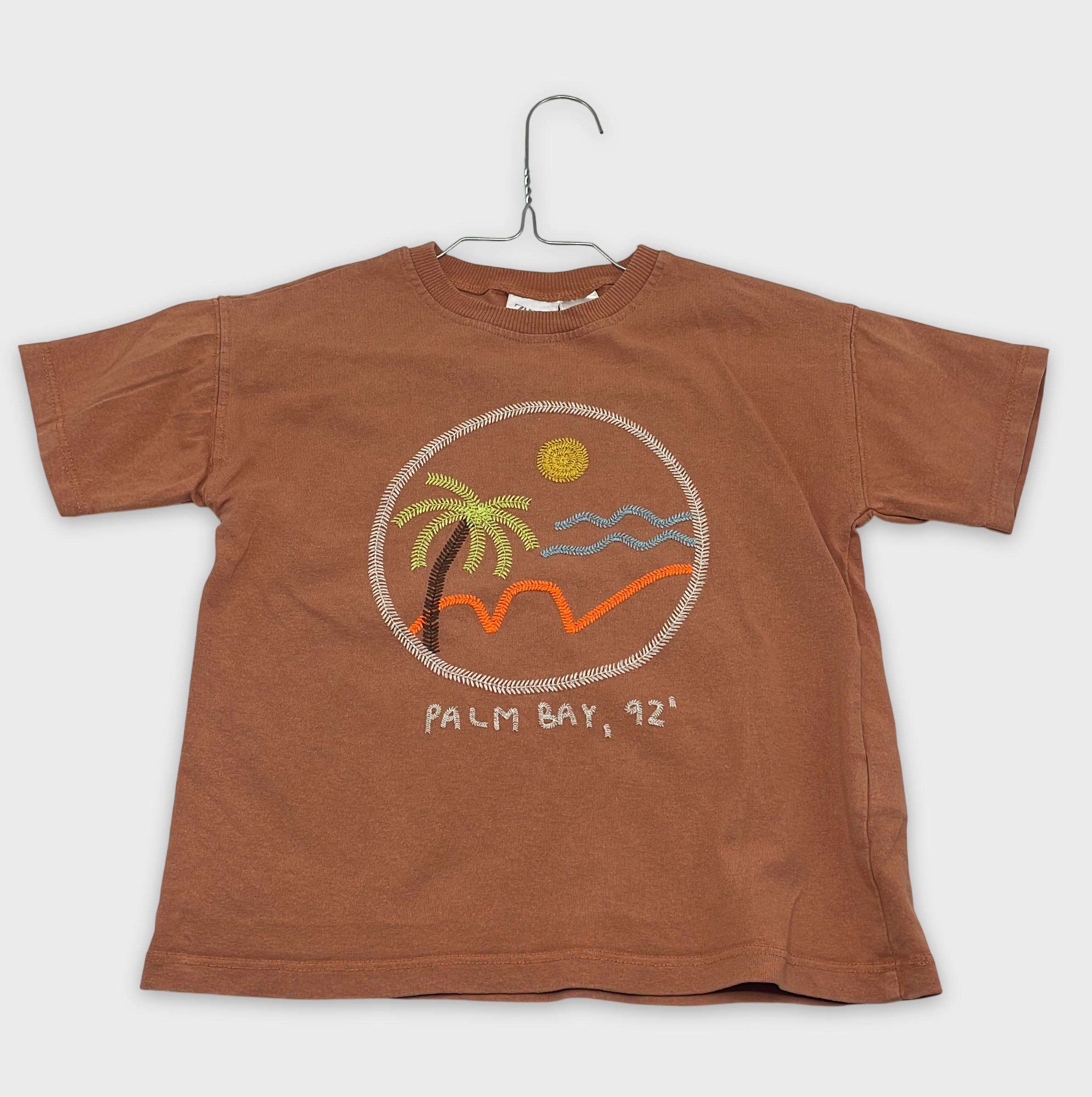 0-T-shirt manches courtes Zara Kids 4 ans