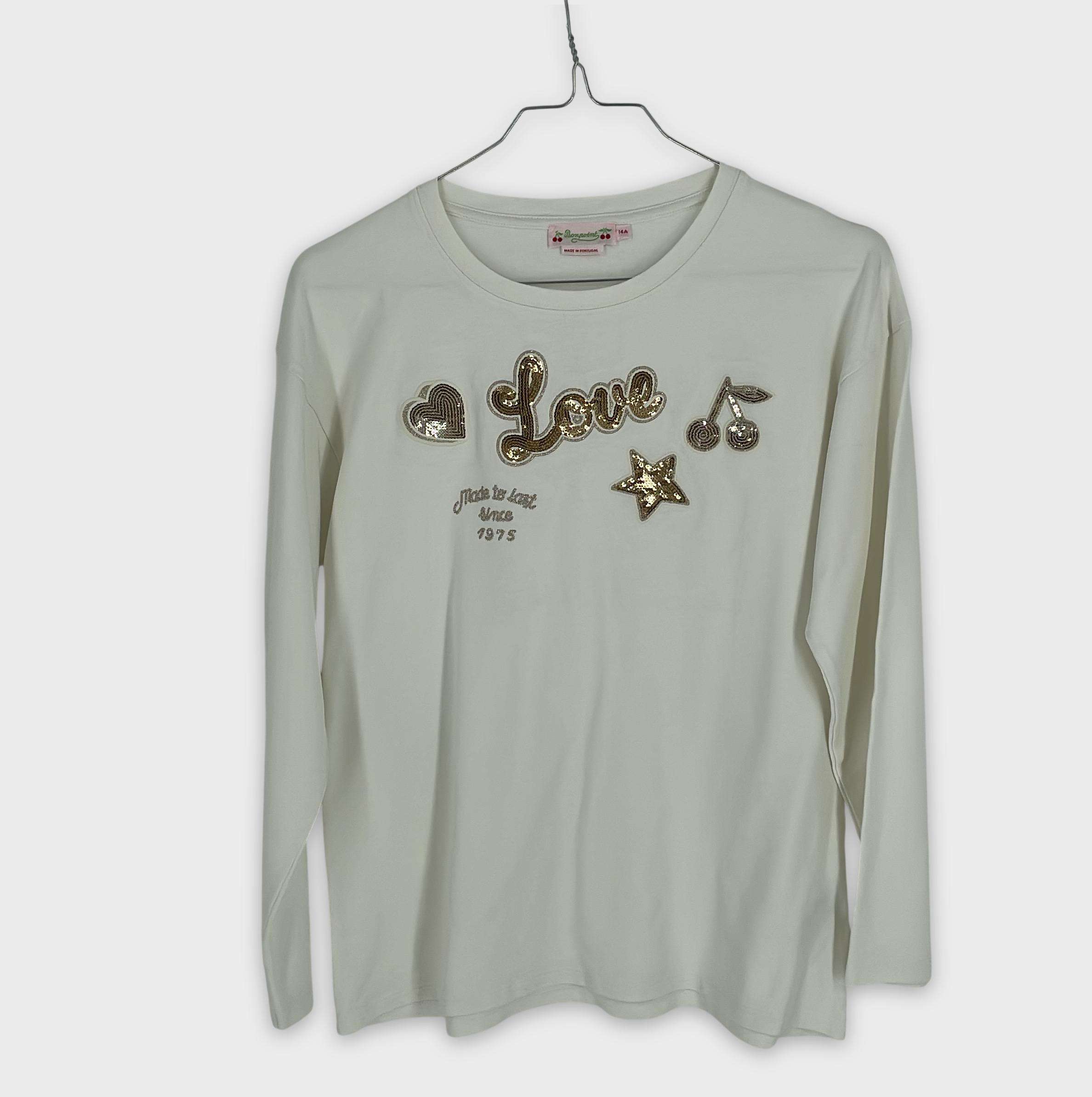 0-T-shirt manches longues Bonpoint 14 ans