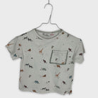 0-T-shirt manches courtes Zara Kids 4-5 Ans