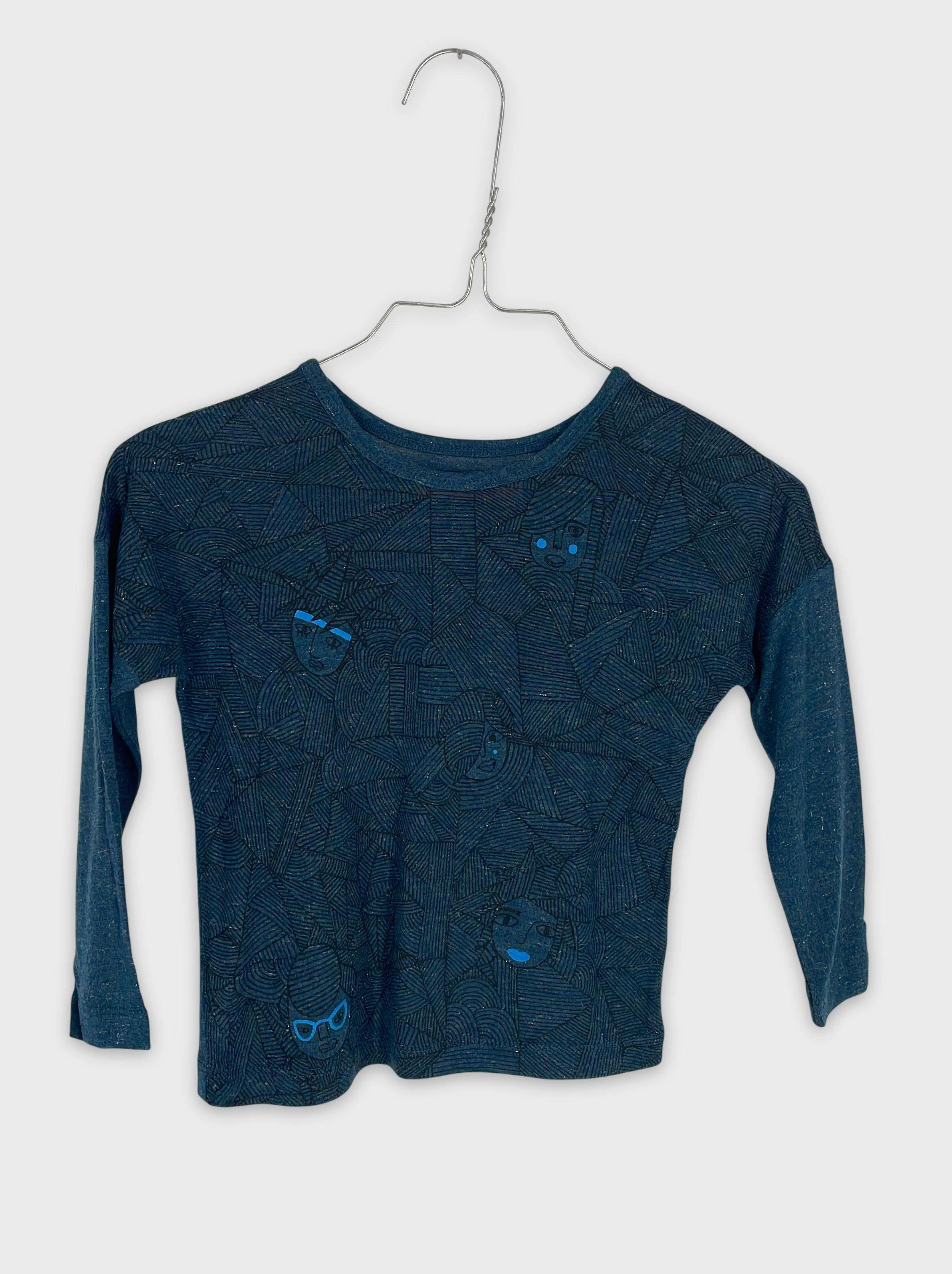 0-T-shirt manches longues Fred + Ginger 24 mois