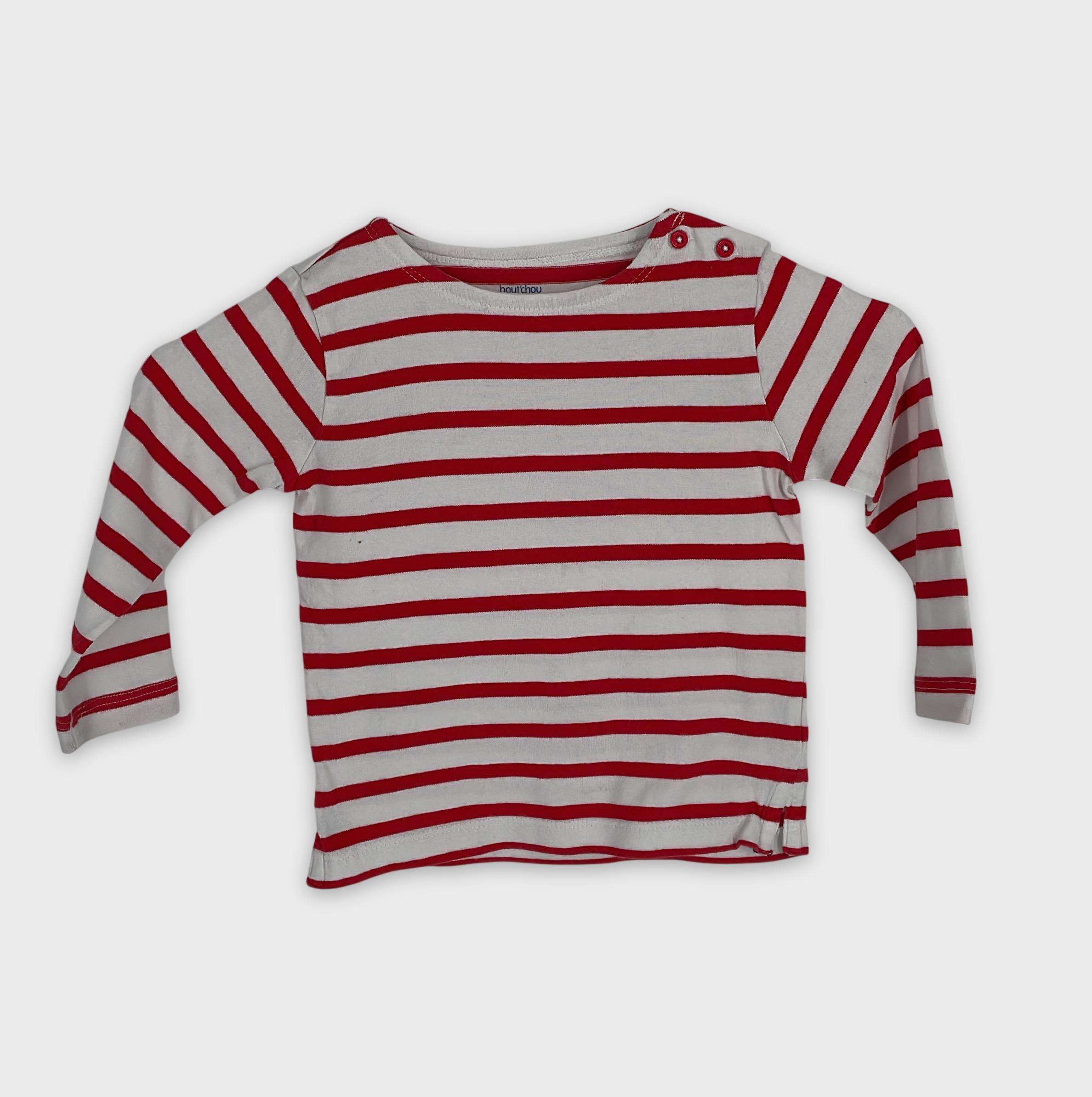 0-T-shirt manches longues Bout'Chou 18 mois