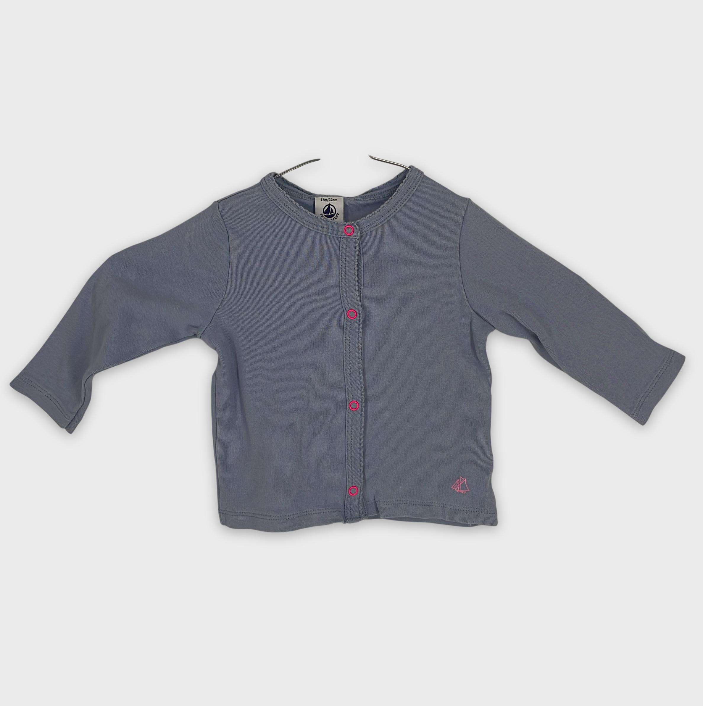 0-Gilet Petit Bateau 12 mois