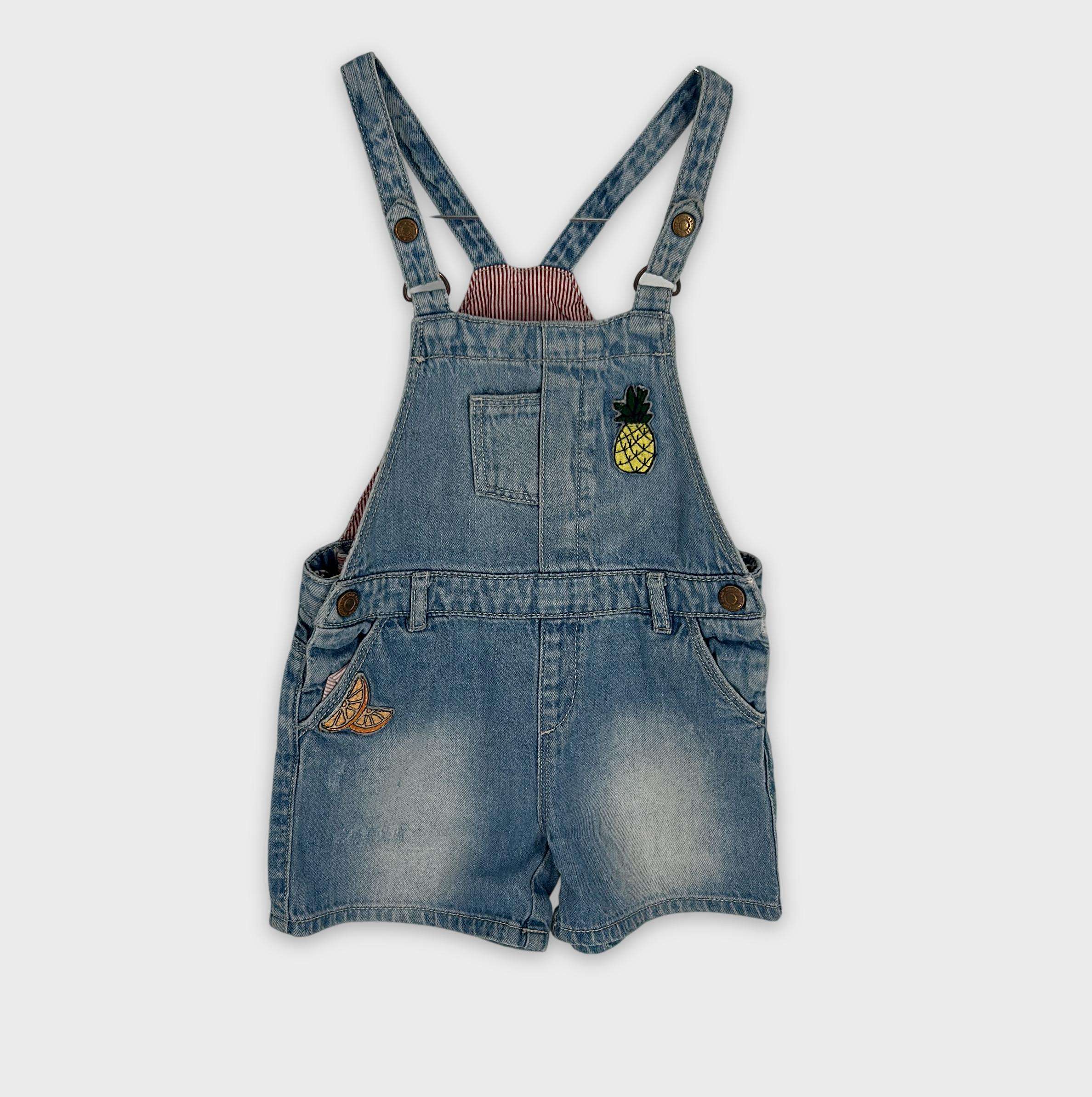 0-Salopette (courte) Zara Baby 18-24 Mois