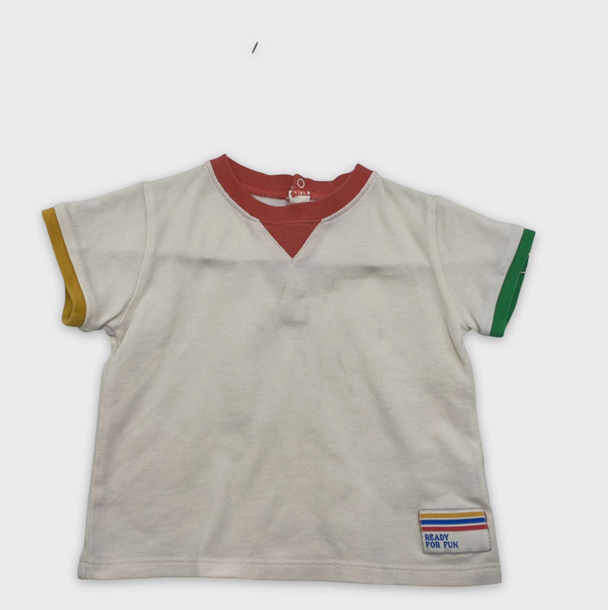 0-T-shirt manches courtes Bout'Chou 18 mois