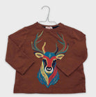 0-T-shirt manches longues Dpam 3 ans