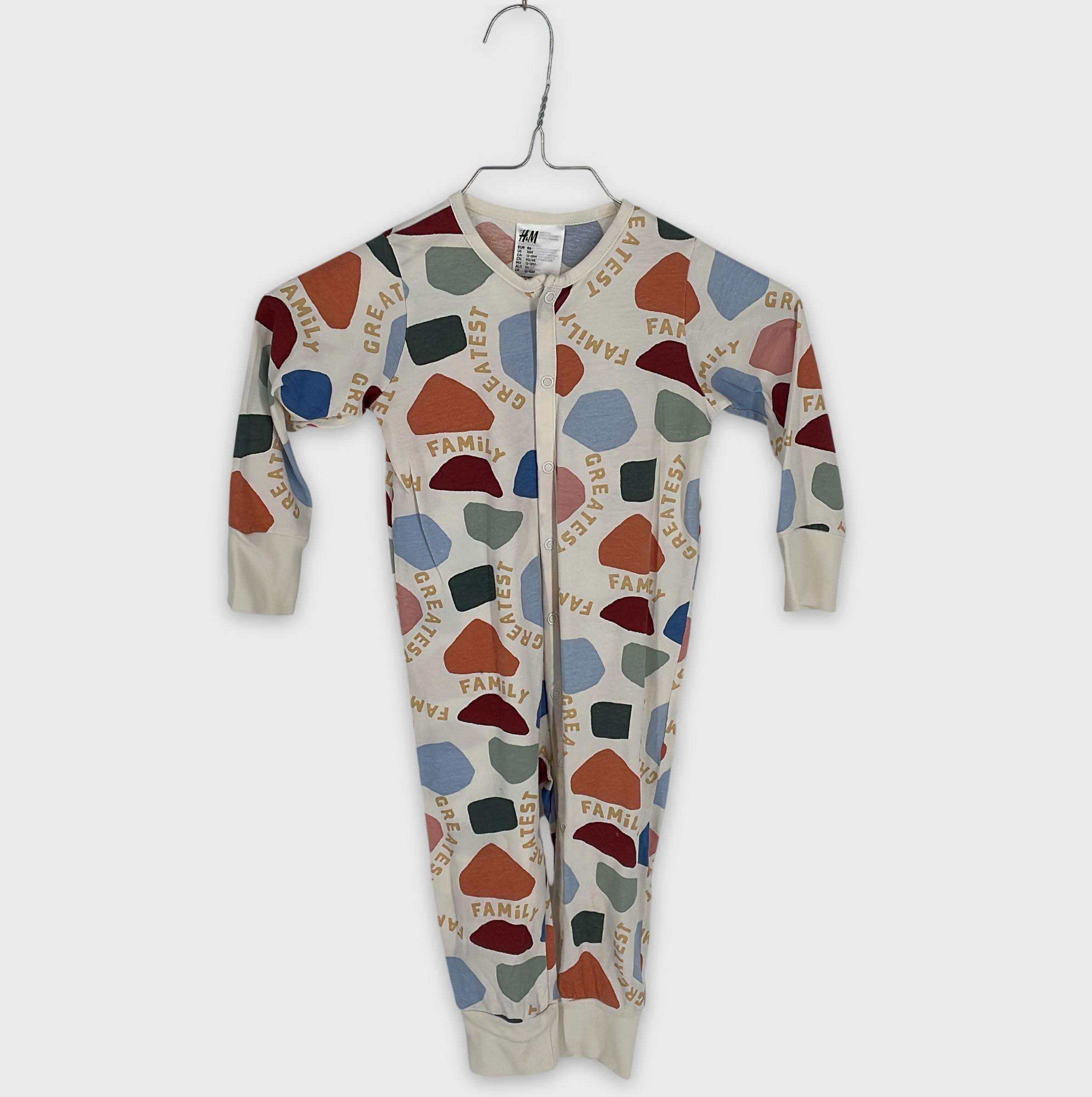 0-Pyjama long H&M 12-18 Mois