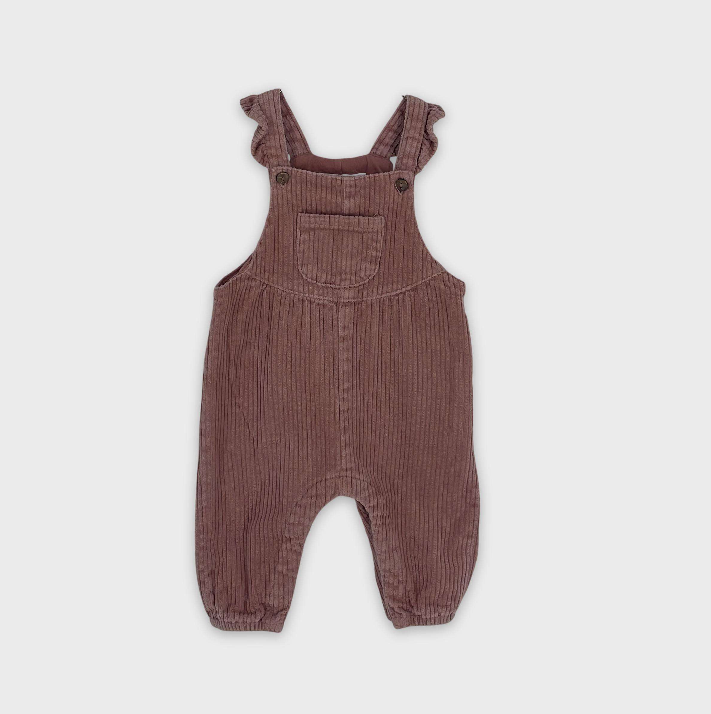 0-Salopette (courte) Zara Baby 3-6 Mois