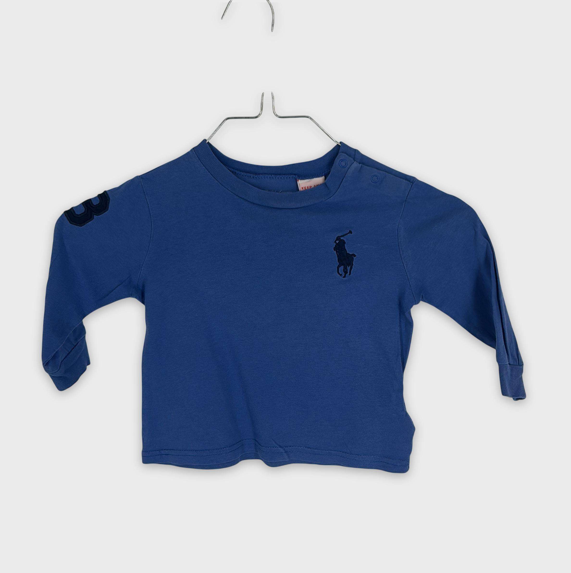 0-T-shirt manches longues Ralph Lauren 12 mois