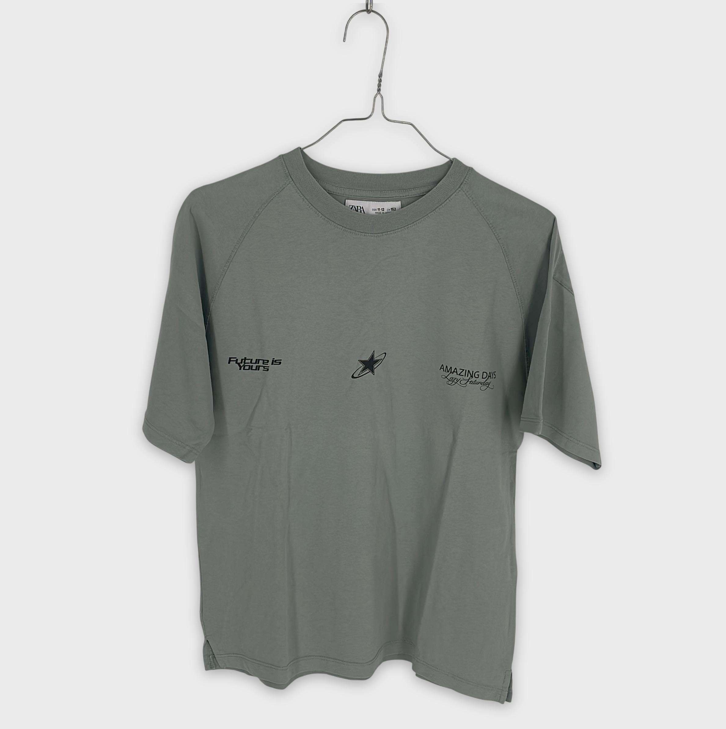 0-T-shirt manches courtes Zara Kids 11-12 Ans