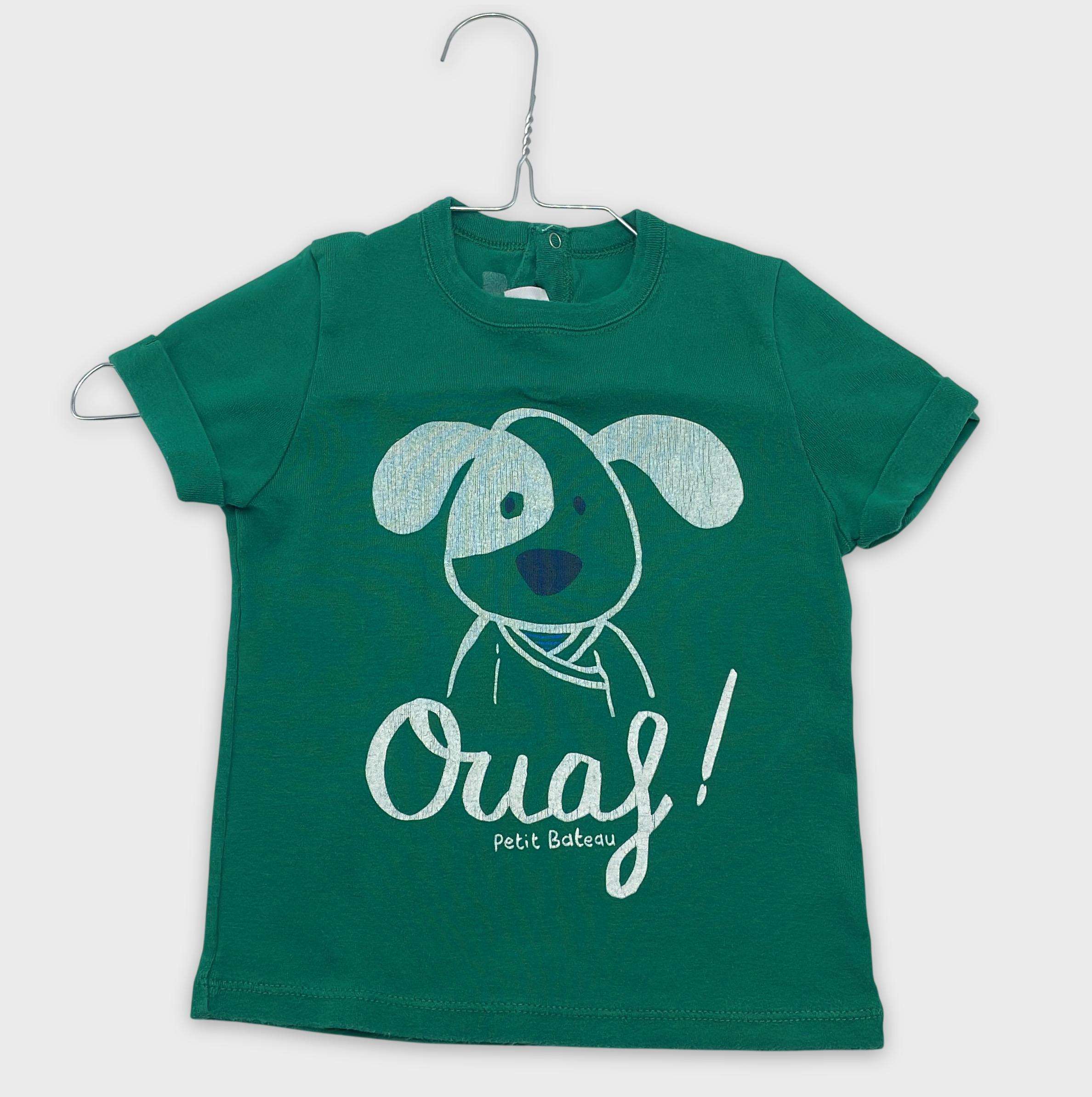0-T-shirt manches courtes Petit Bateau 3 ans